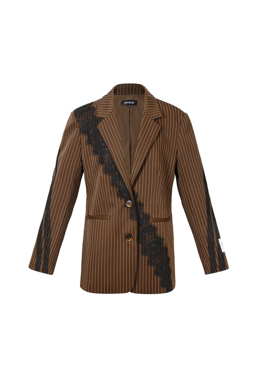 Elegante gestreepte dames set uit de MIREVIE collectie