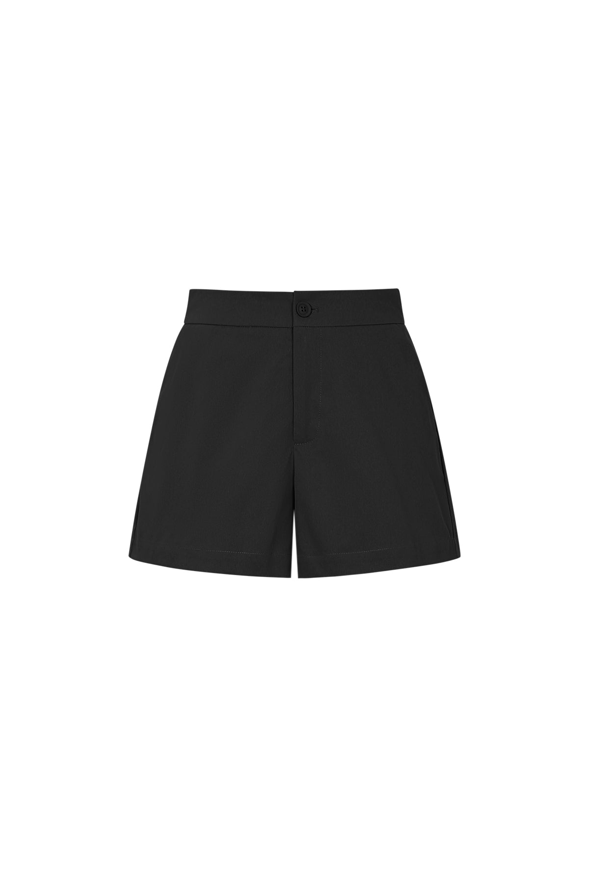 Dames high-waist shorts in groen of zwart – productfoto 7