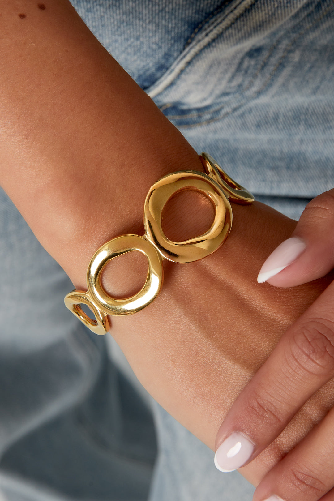 Manchet hoepel armband