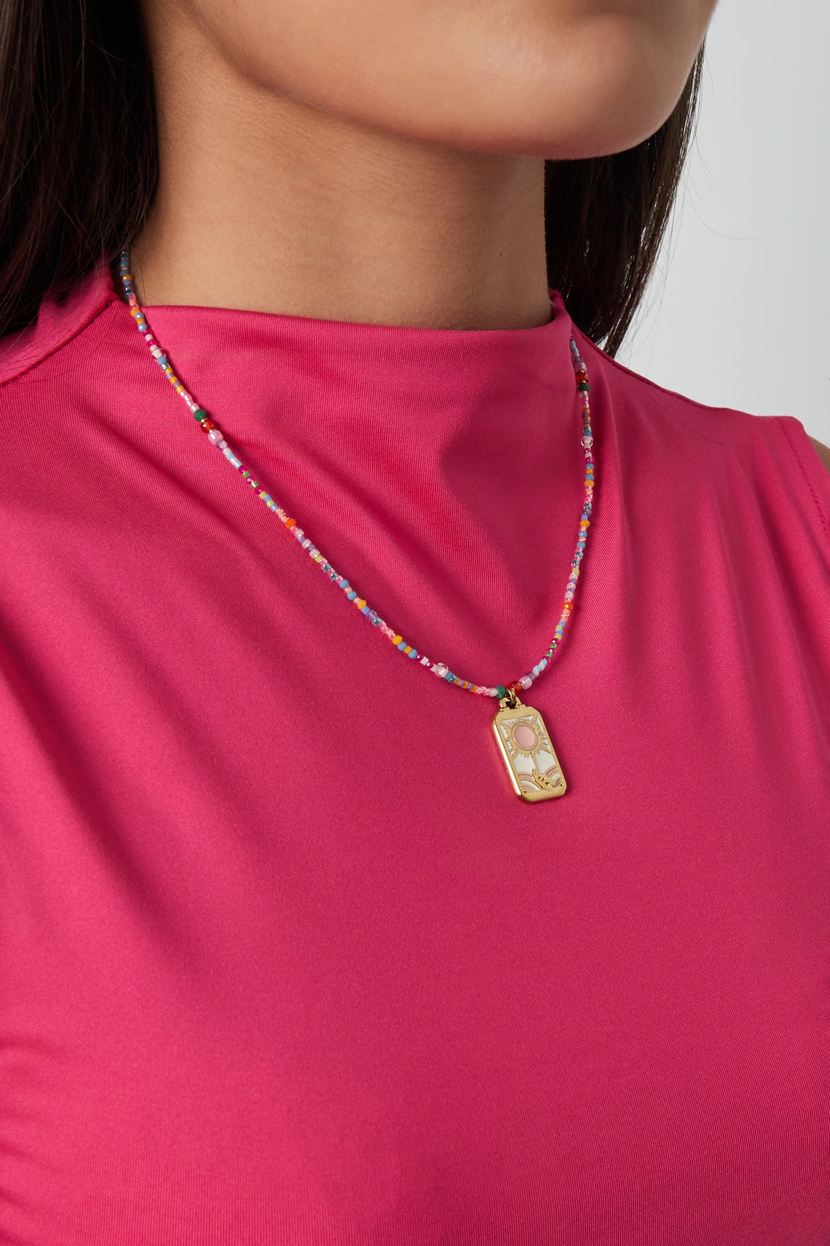 Kleurrijke sunshine ketting - Multi