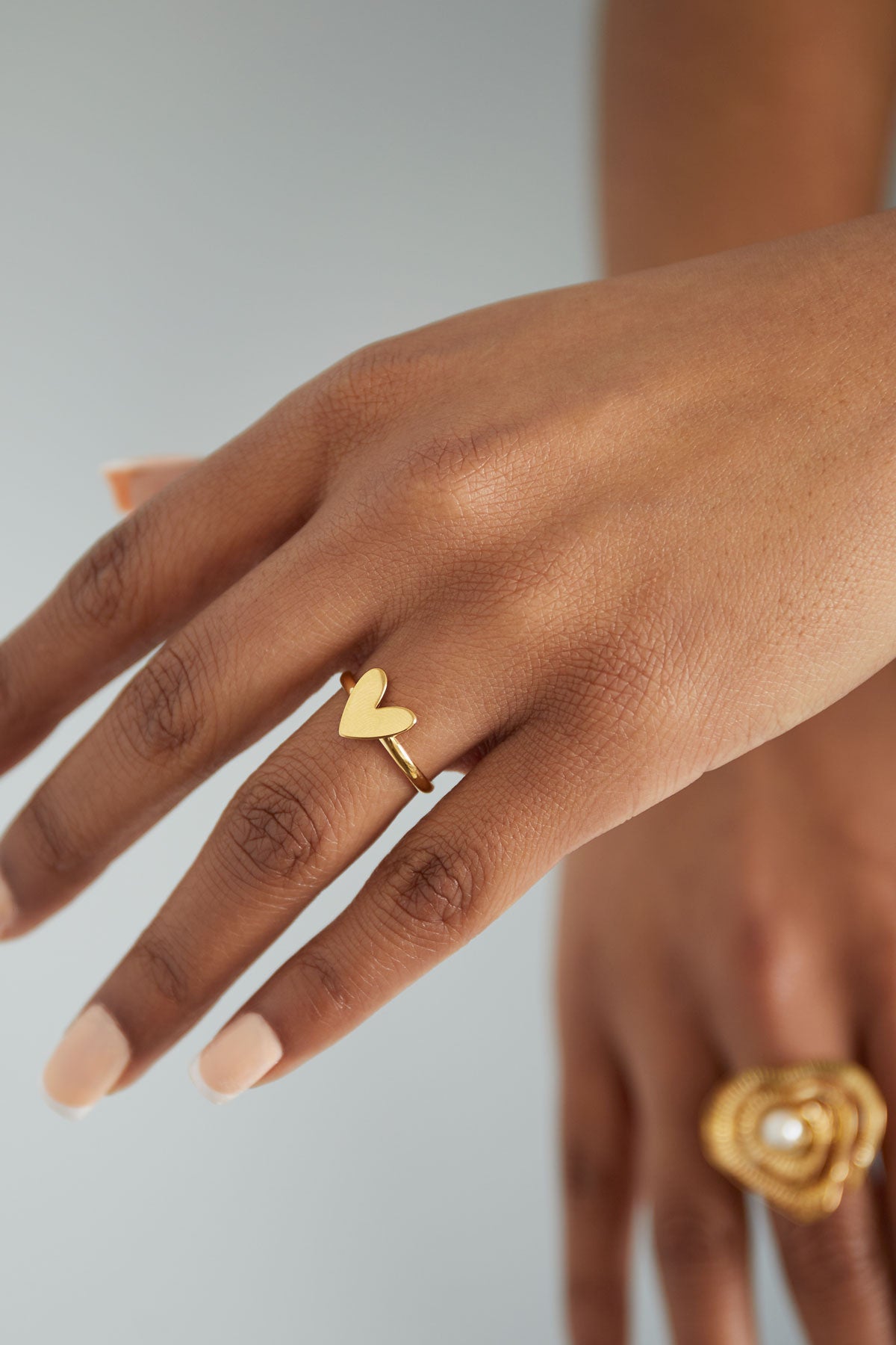 Minimalist Stainless Steel Ring for Women - Gold and Silver Tone – image 2