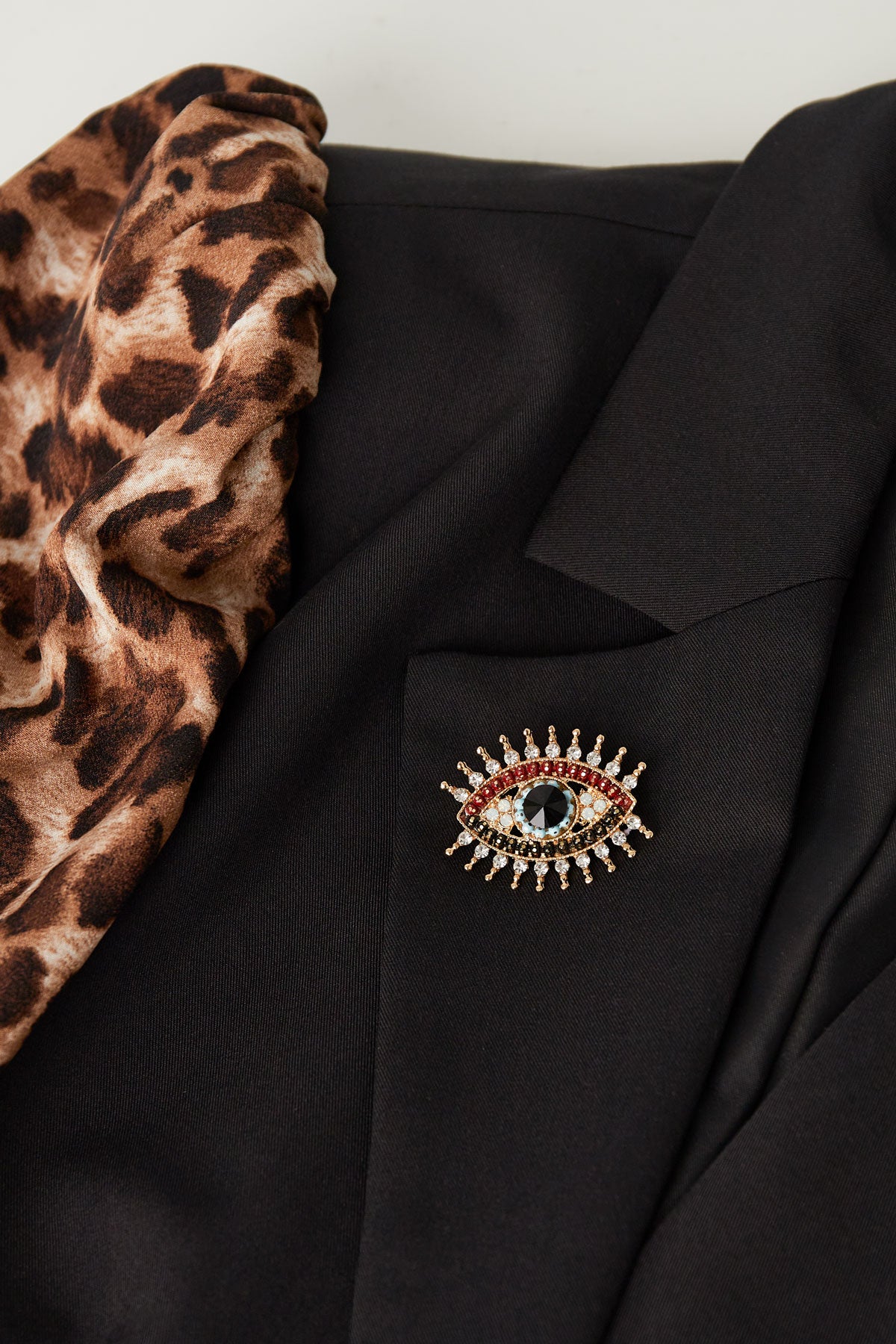 Broche pour femmes en alliage métallique – couleur or – photo 2