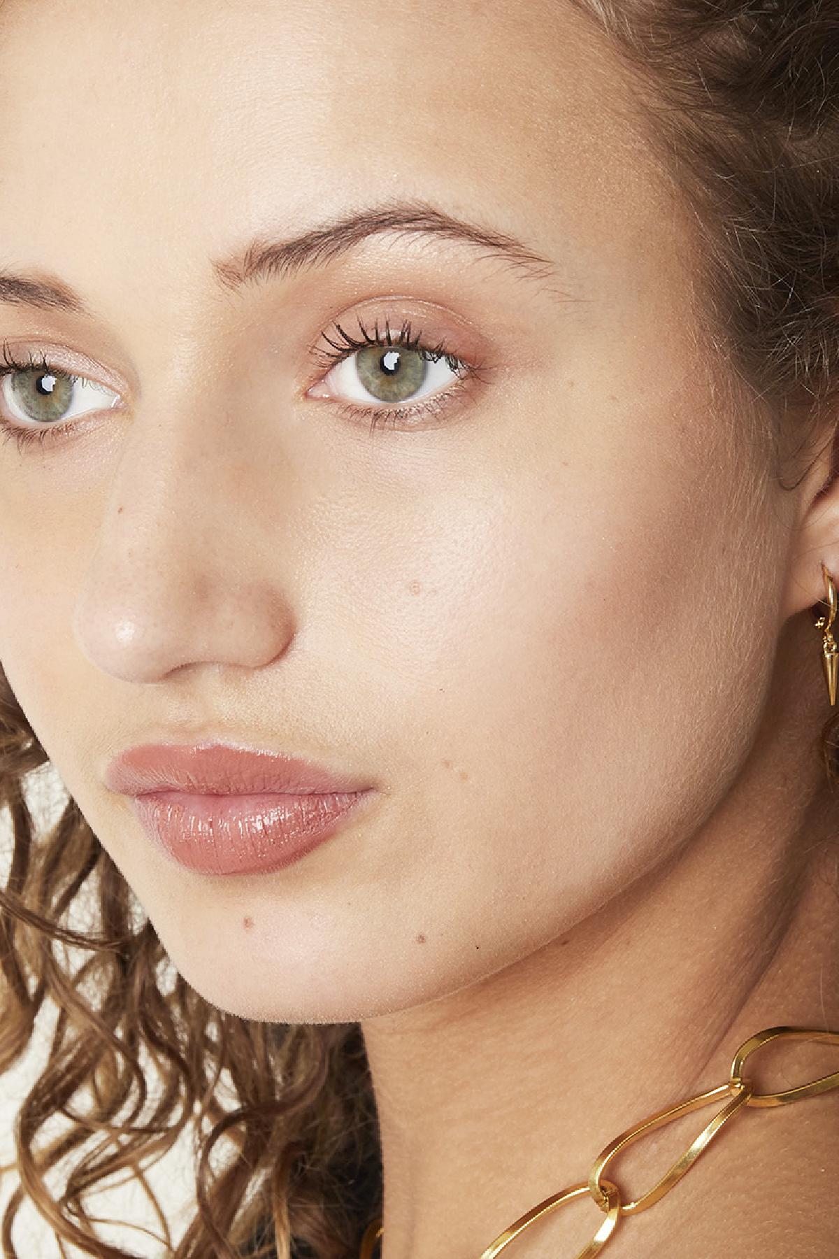 Puces d'oreilles pour femmes en cuivre – couleur argent et couleur or – photo 3