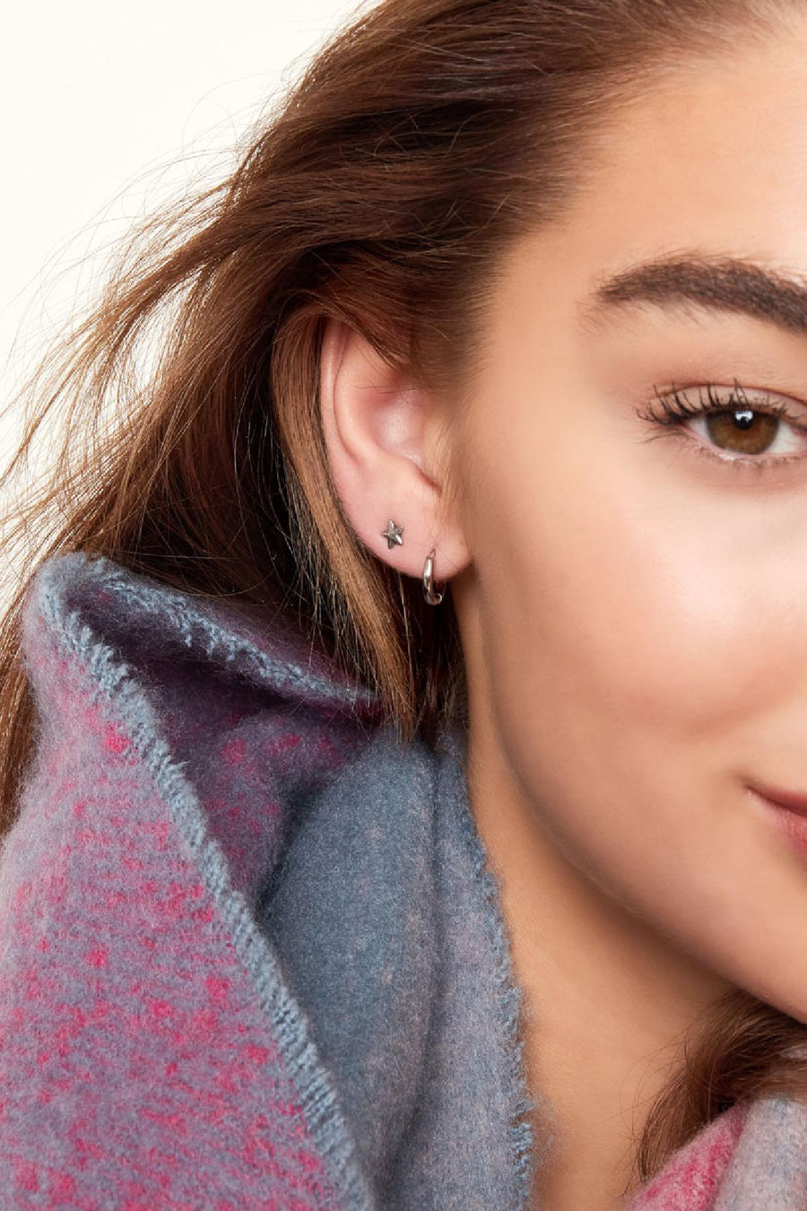 Boucles d'oreilles créoles pour femmes en acier inoxydable – dorées et argentées