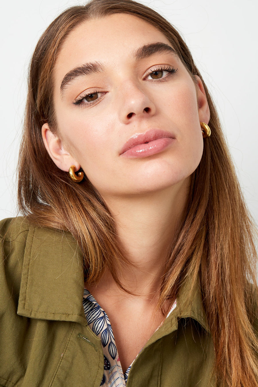 Boucles d'oreilles pour femmes en acier inoxydable – doré et argenté