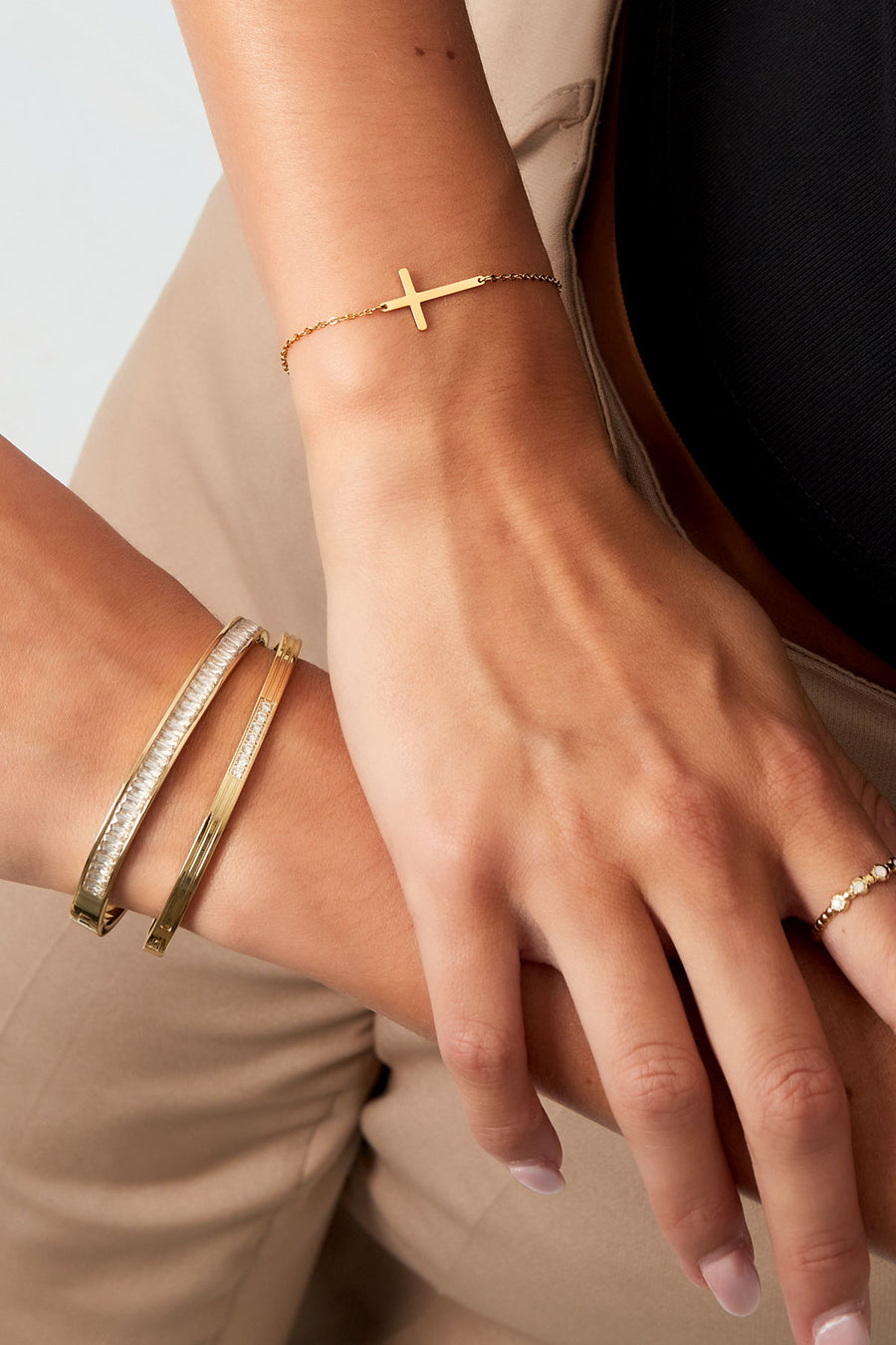 armband kruisje