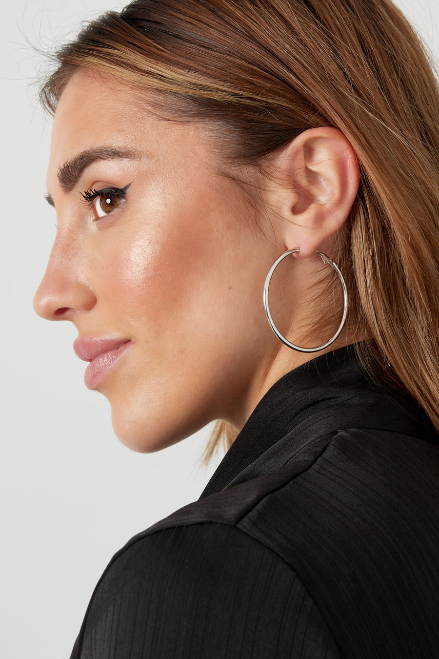Boucles d'oreilles pour femmes en acier inoxydable – couleur or et couleur argent