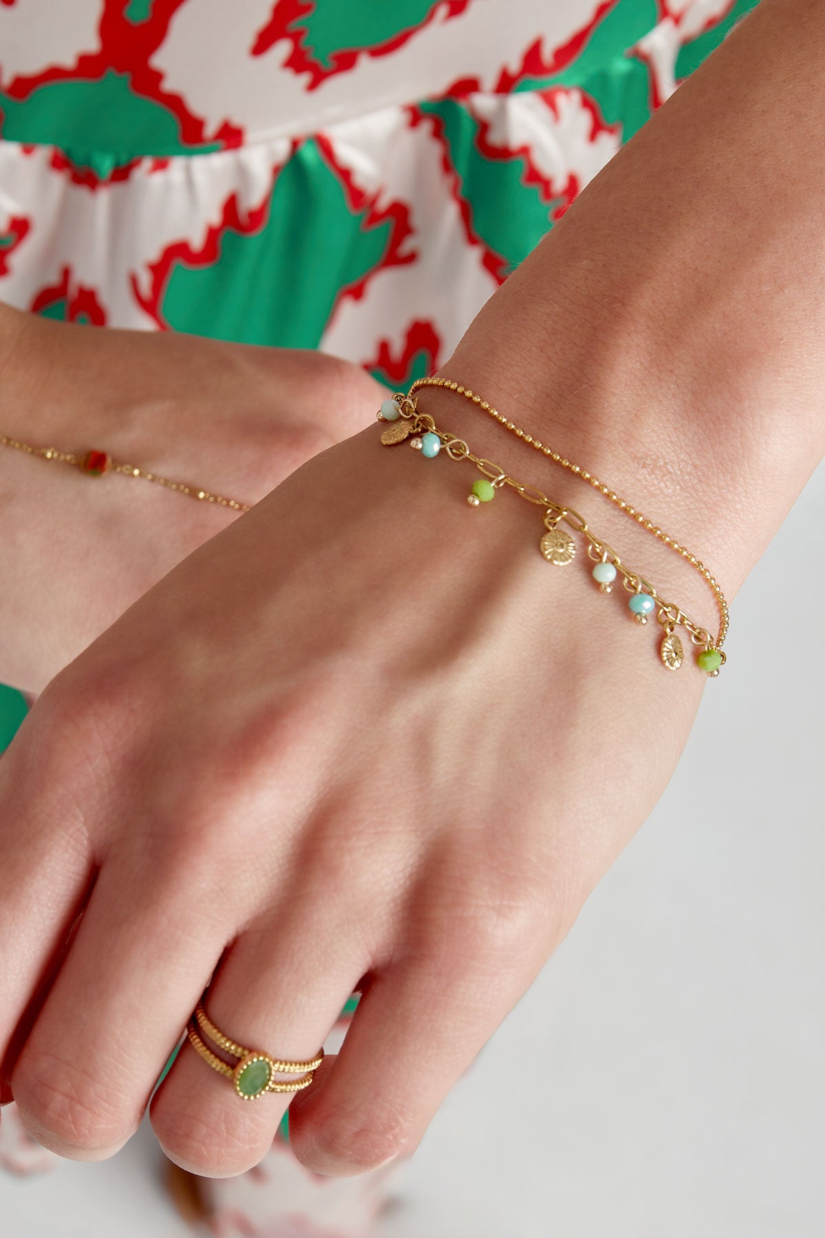 Women's Stainless Steel Charm Bracelet – Multiple Colors – image 2