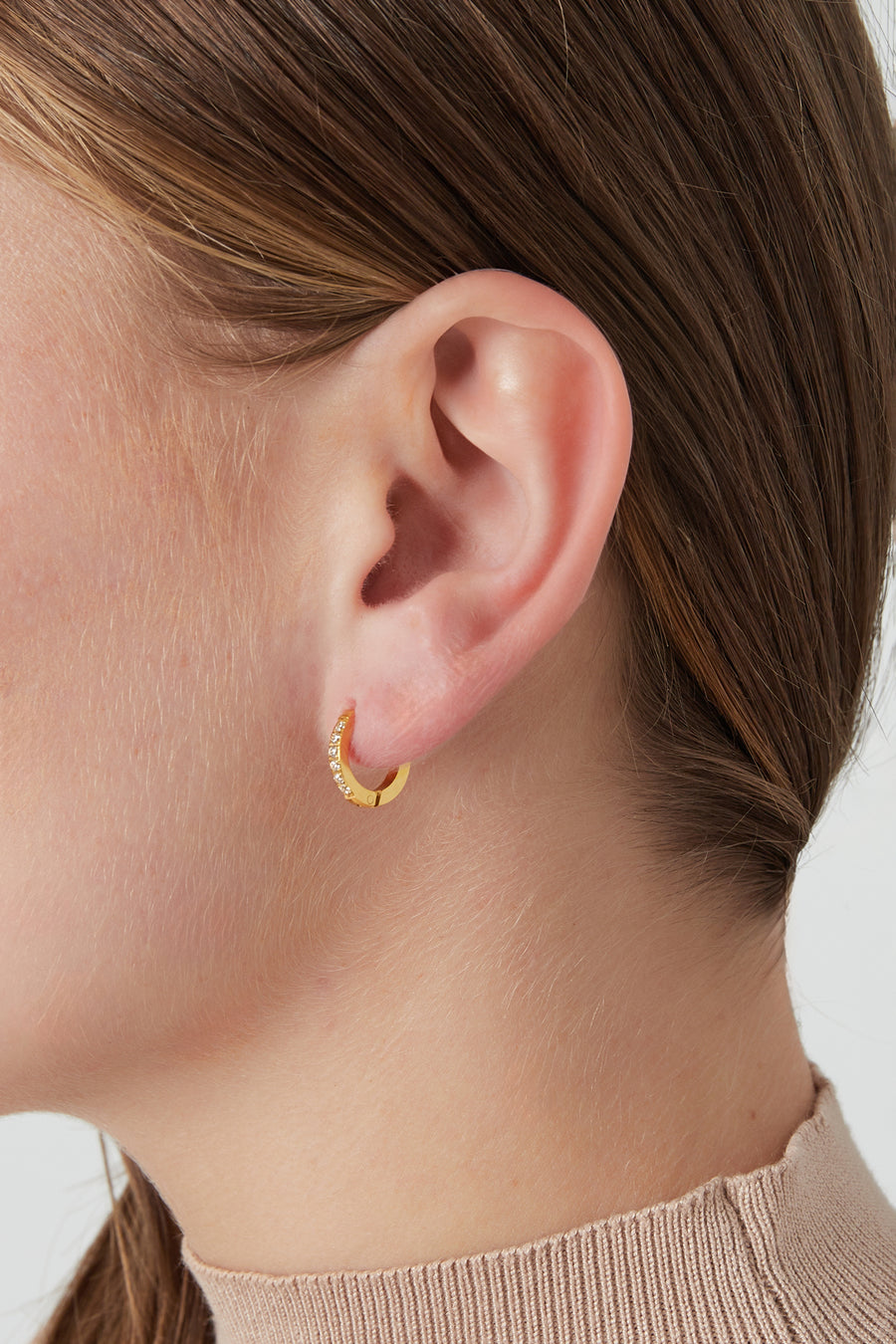 Boucles d'oreilles pour femmes en acier inoxydable – couleur or et couleur argent