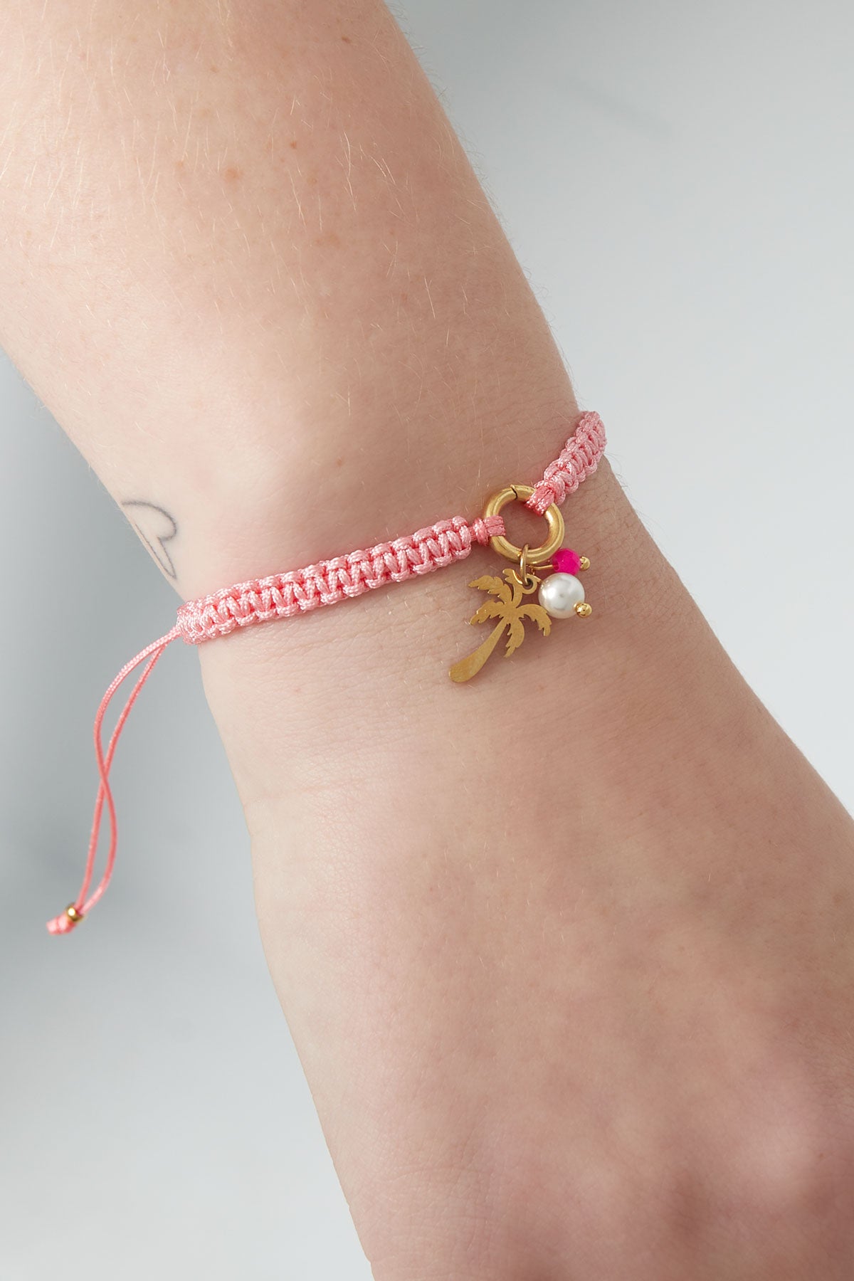 palm paradise armband - oranje en