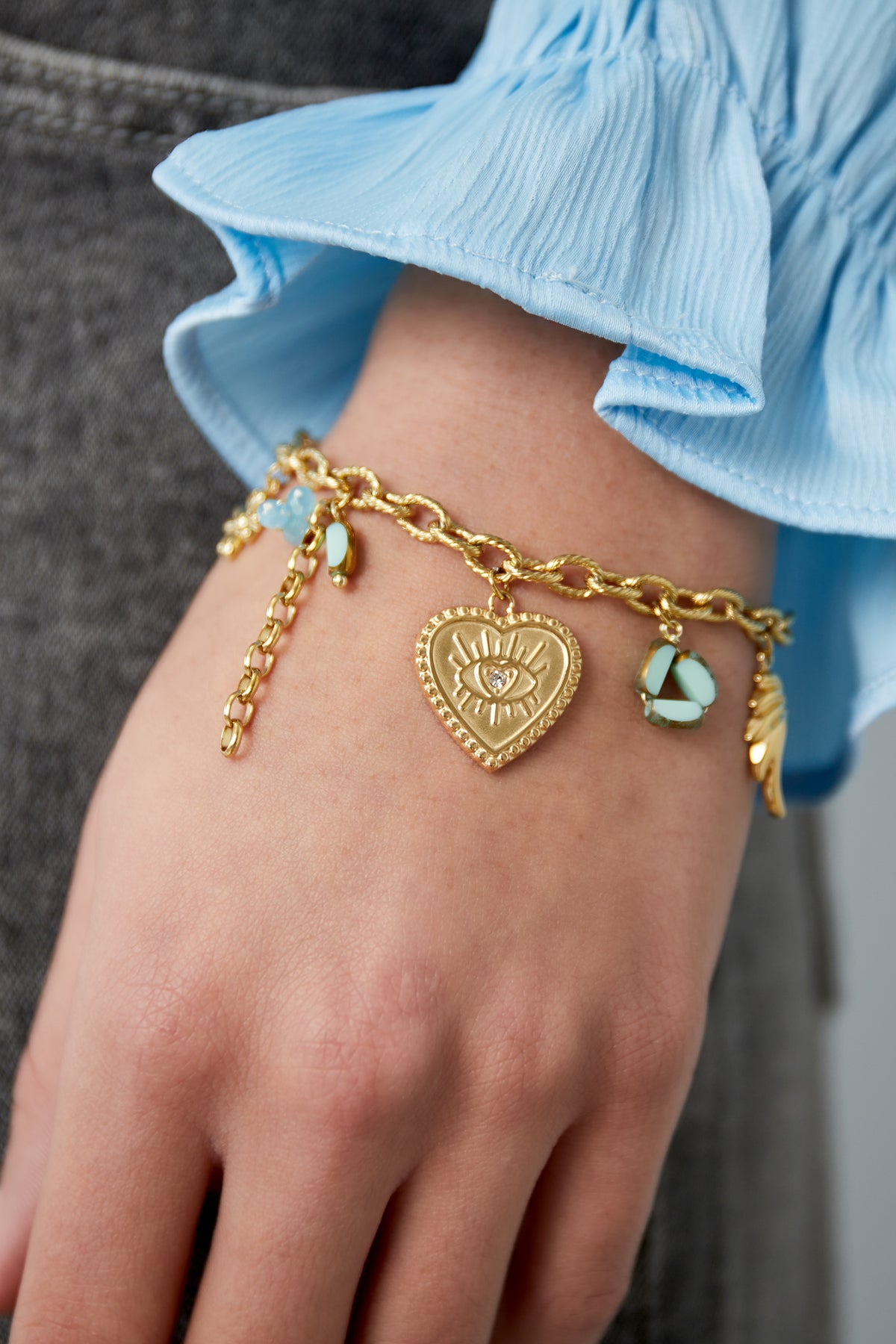 Charms Bracelet - Gold kleur