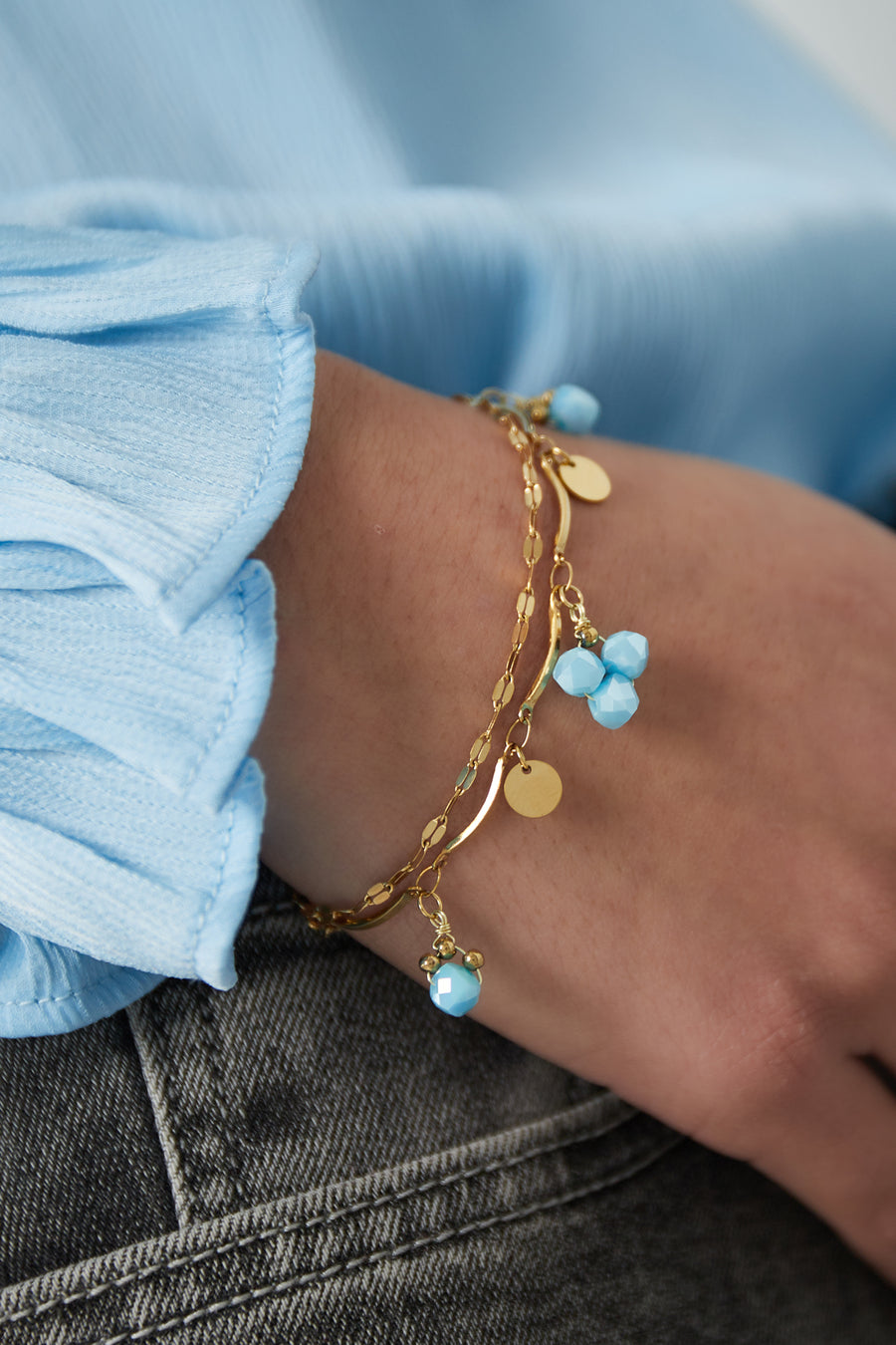 Blue beads Bracelet
