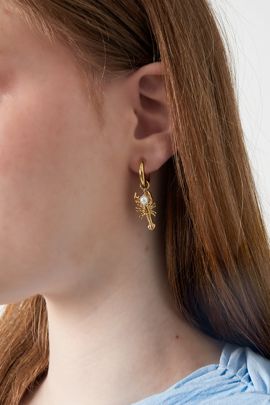Boucles d'oreilles pendantes pour femmes en acier inoxydable 304 – couleur or
