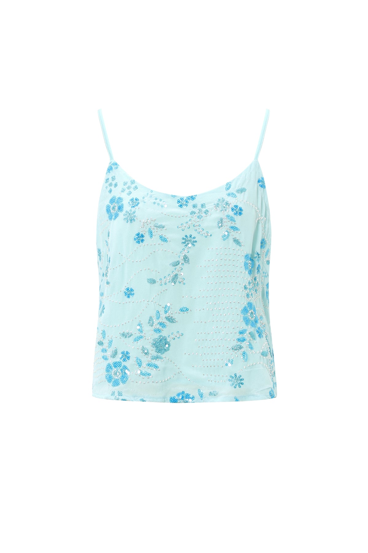 Dames Ibiza top met pailletten – productfoto 5