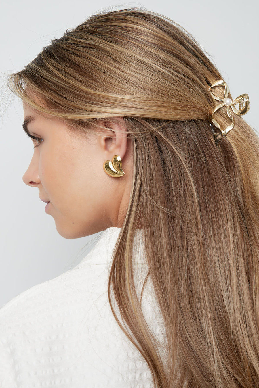 Épingle à cheveux en alliage métallique – couleur or