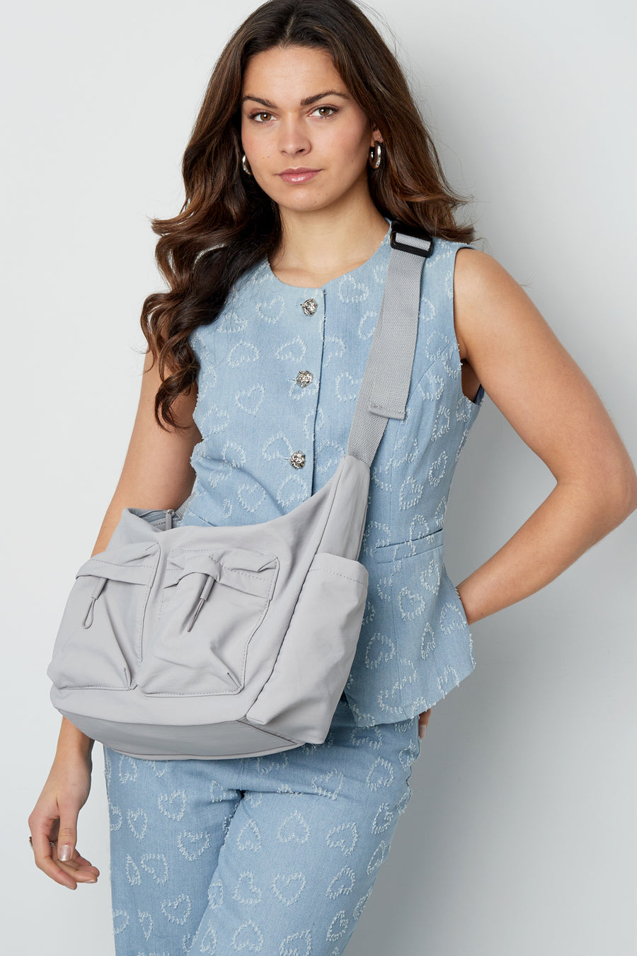 Cabas en polyester – plusieurs coloris