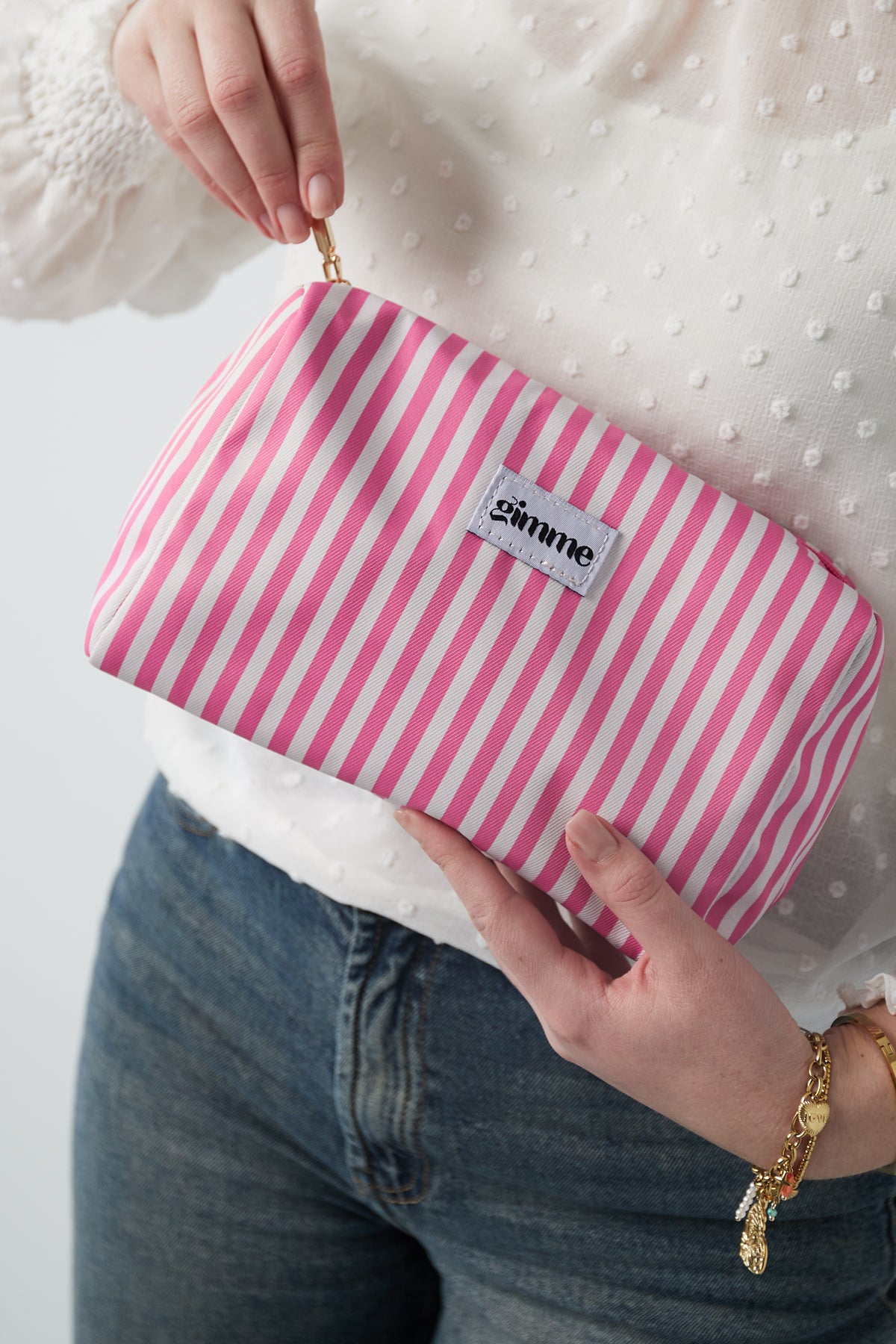 Polyester makeup bag - pink – image 3
