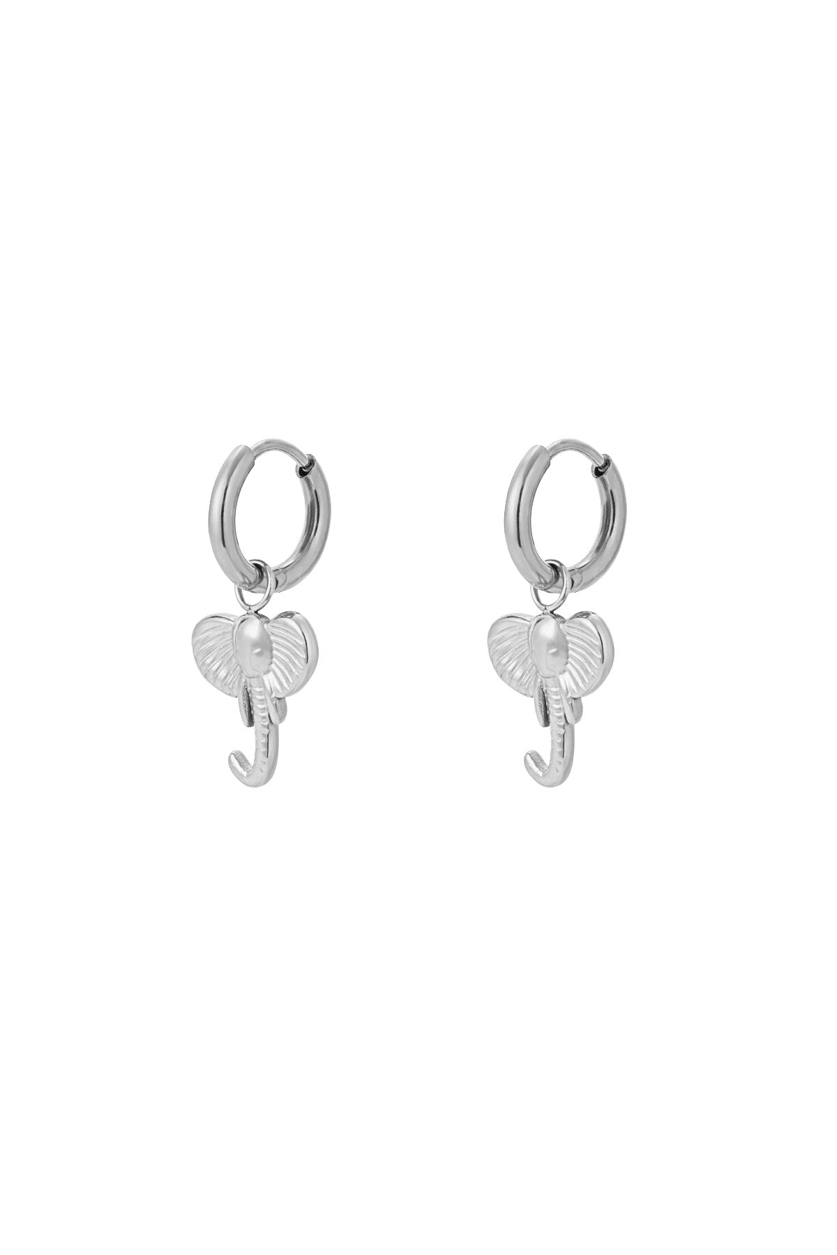 Women's Gold-Tone Stainless Steel Dangle Earrings with Animal Motif