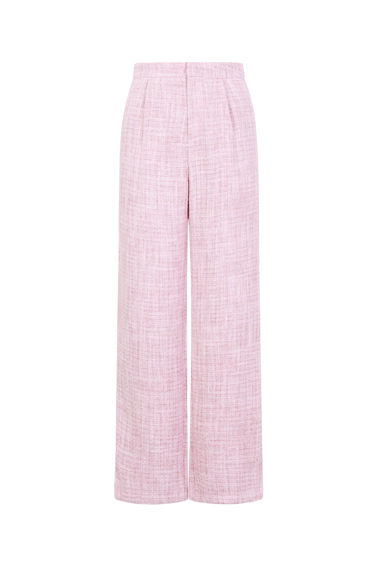 Dames rechte broek van polyester met ruitpatroon – productfoto 9