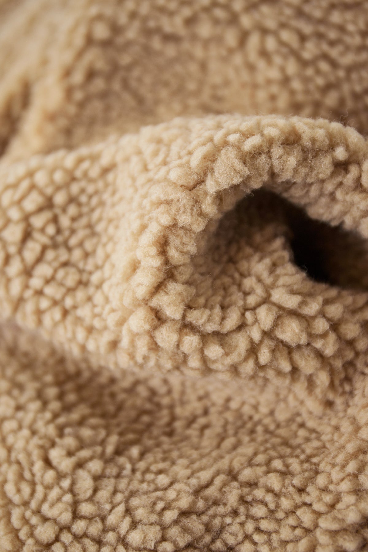 Dames teddy coat van geweven polyester – productfoto 7