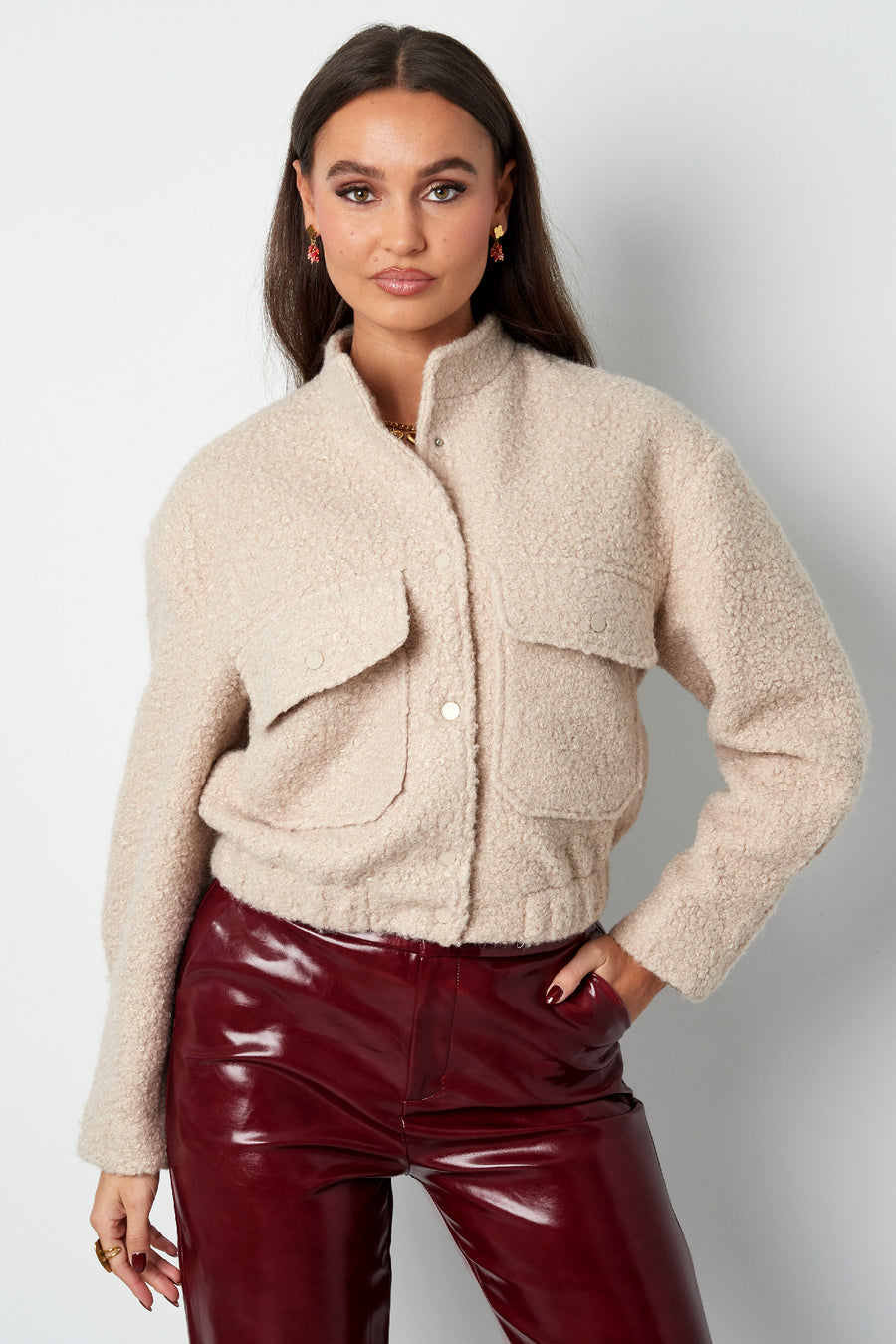 Veste femme au look décontracté
