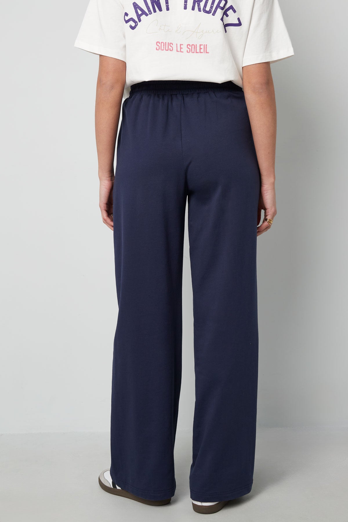Pantalon large pour femme avec cordon de serrage à la taille – photo 5
