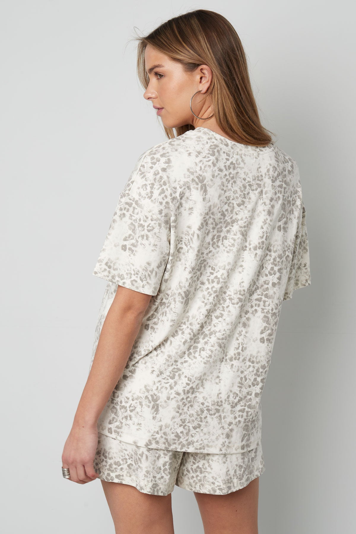 T-shirt pour femme à imprimé léopard et coupe oversize – photo 6