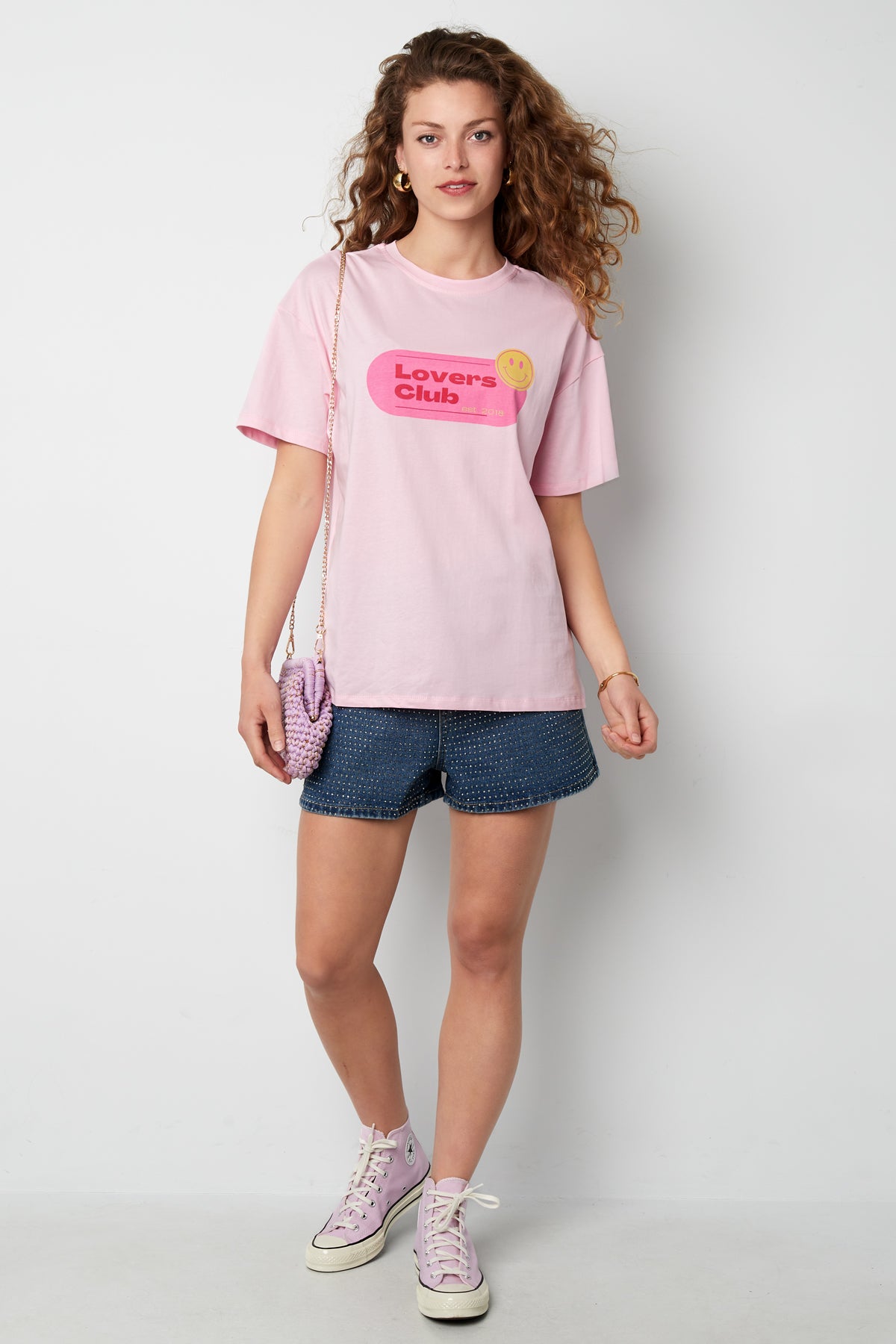 Women's all-over print T-shirt - pink – image 4