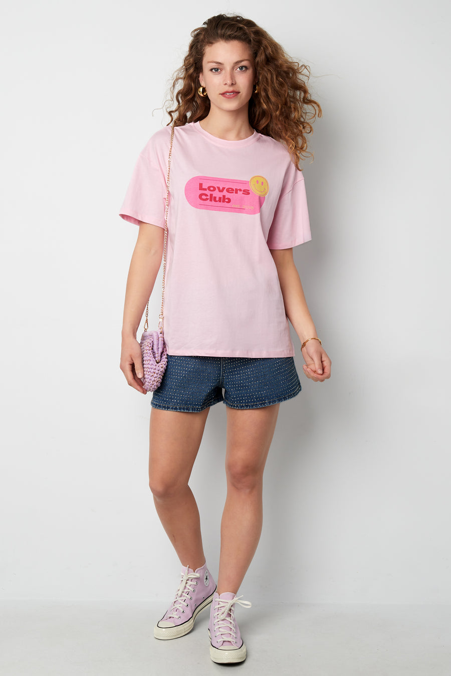 Women's all-over print T-shirt - pink