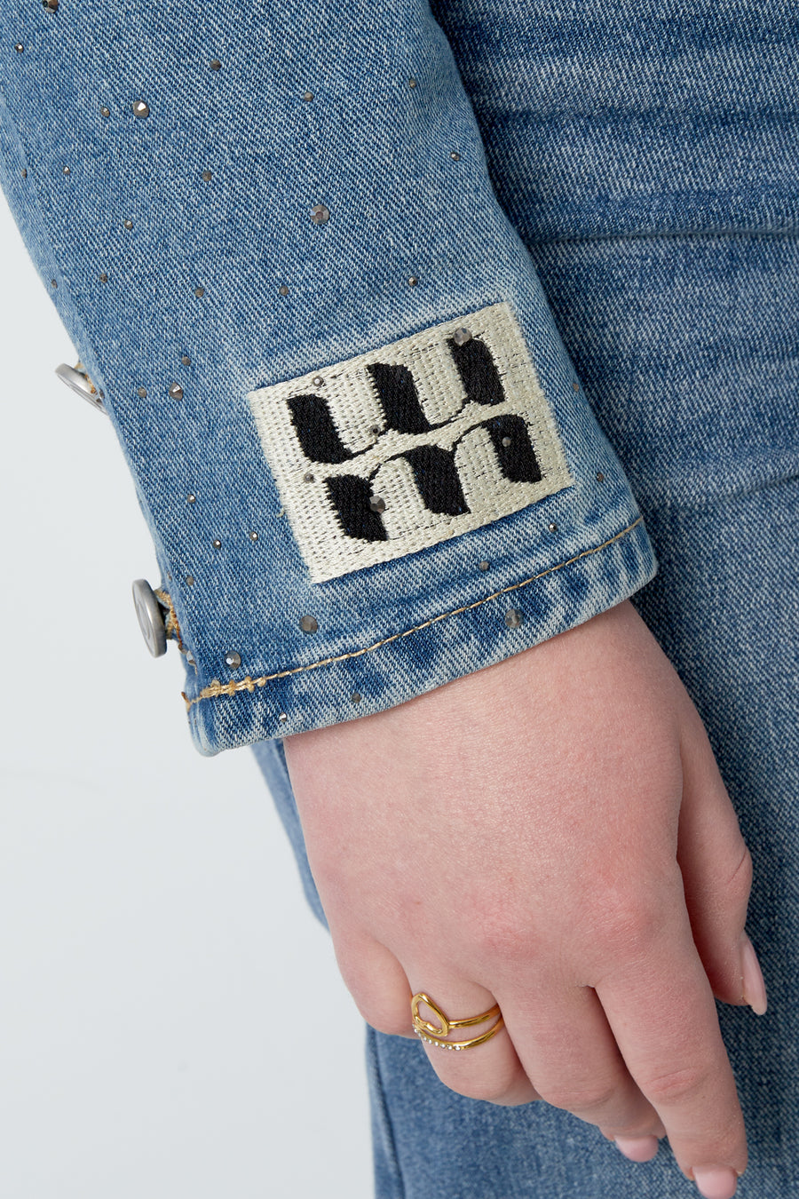 Spijkerjack voor dames met kort model – blauw