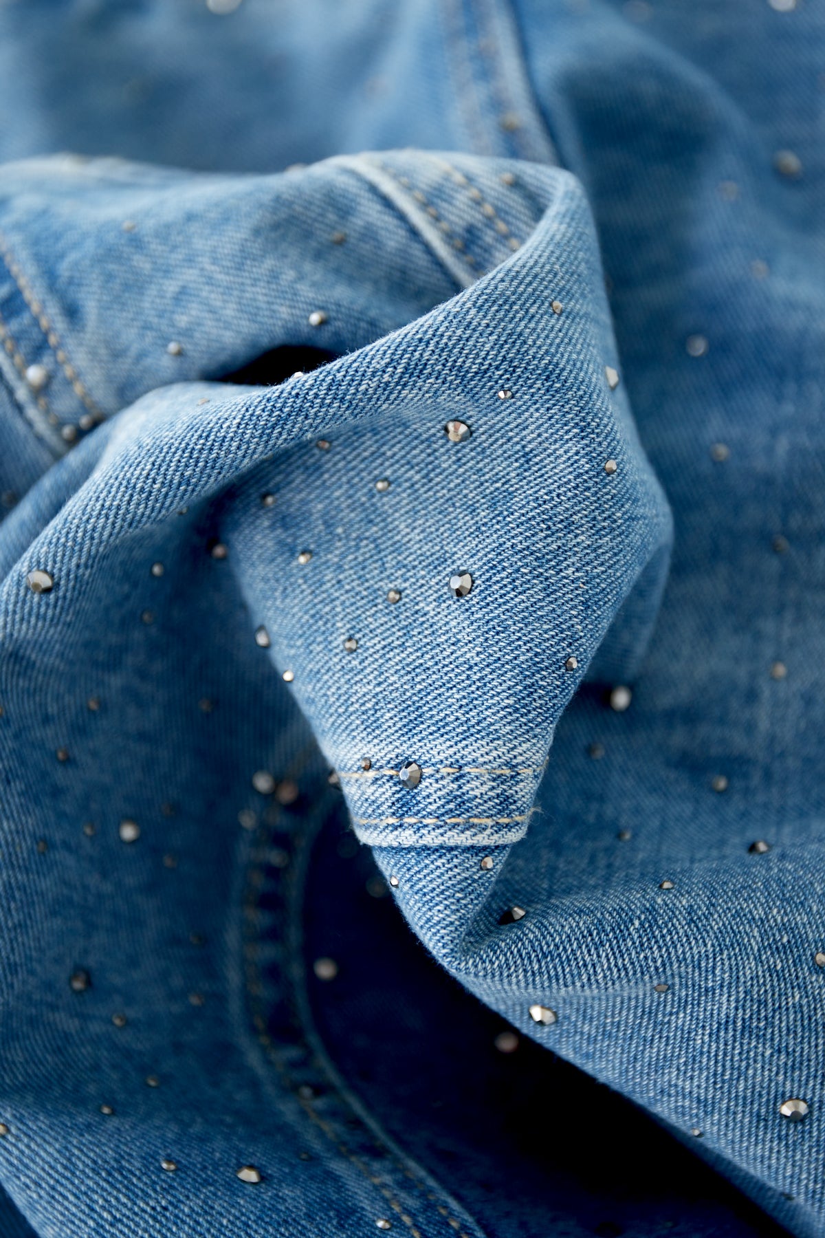 Women's short denim jacket - blue – image 5
