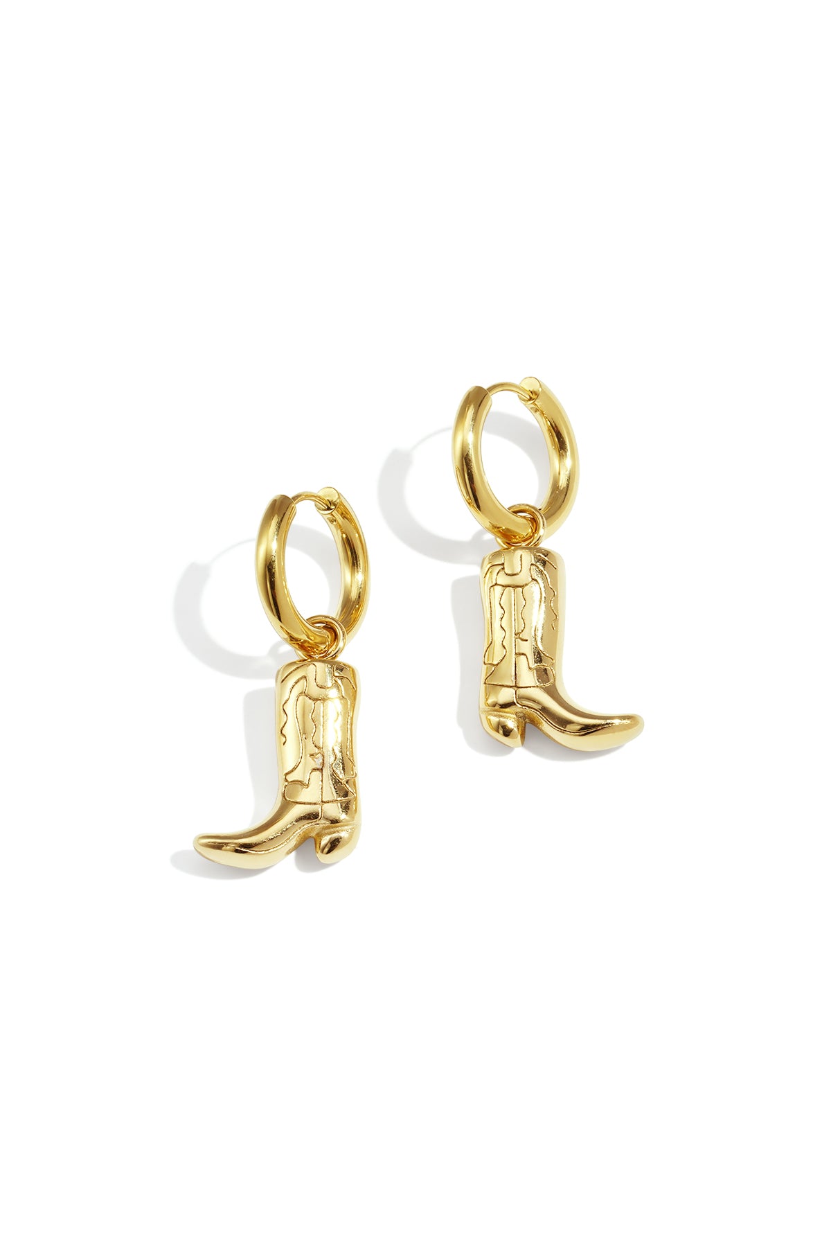 Boucles d'oreilles pendantes pour femmes en acier inoxydable 304 – dorées et argentées