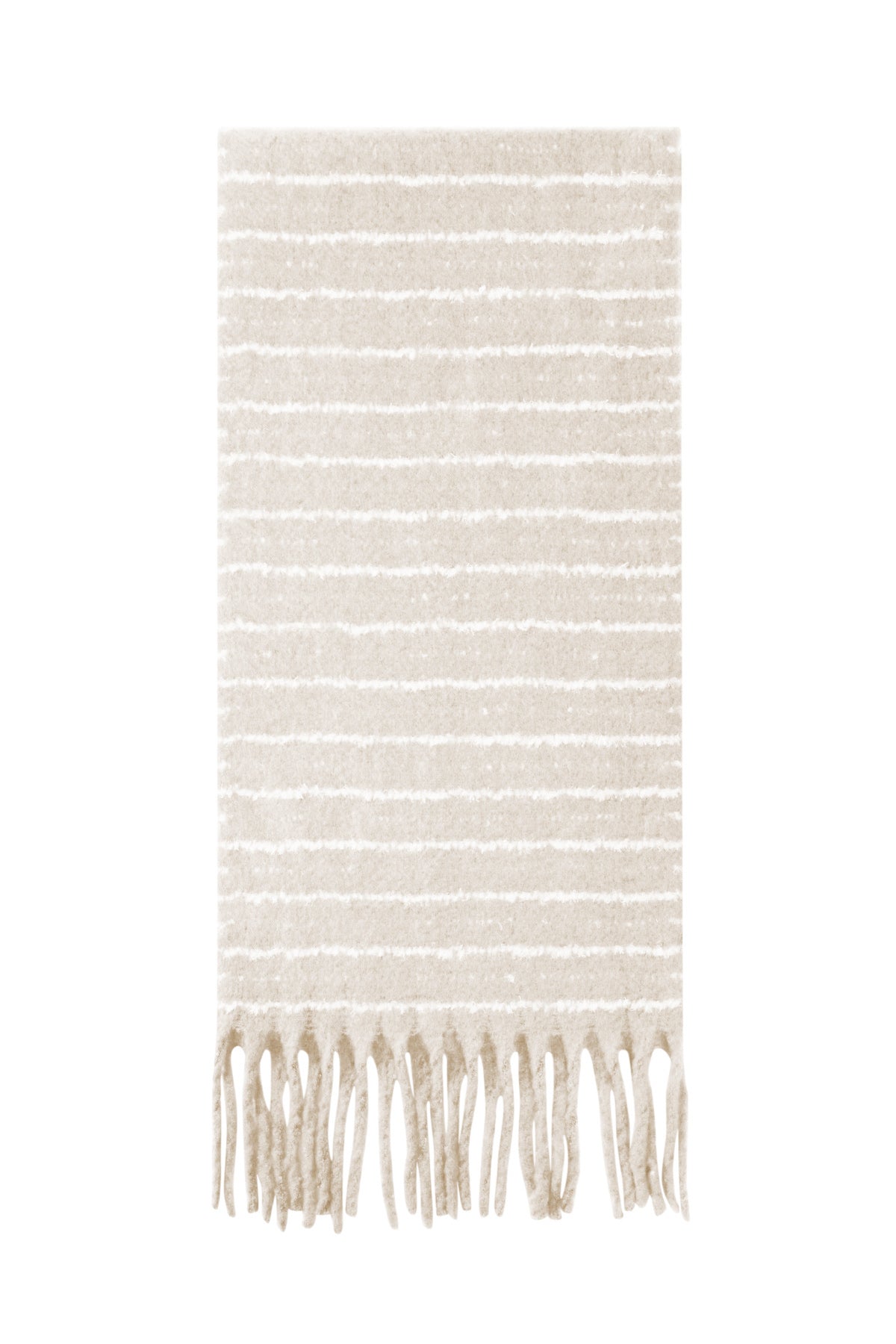 Écharpe d'hiver 100 % polyester pour femme à rayures – plusieurs coloris