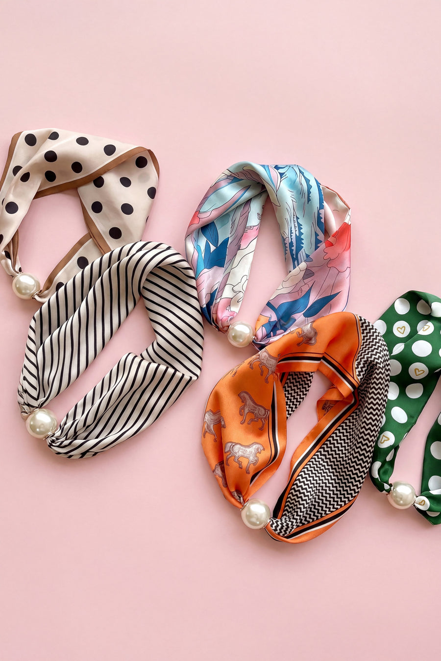 Zomersjaals in diverse kleuren, casual, polyester, dagelijkse accessoires