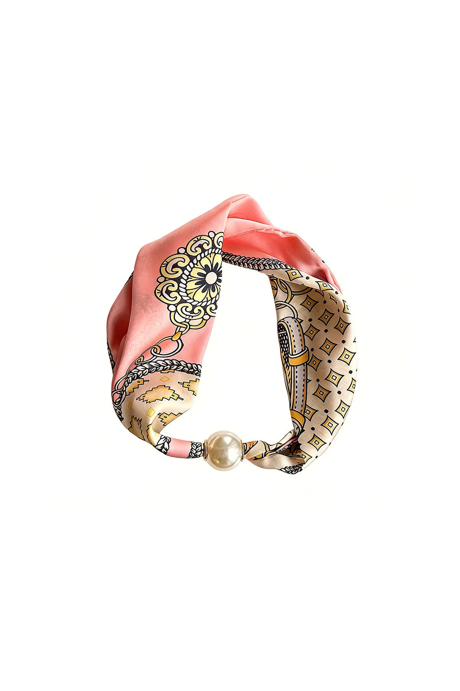 Zomersjaals met bloemenprint, casual, polyester, dagelijkse accessoires