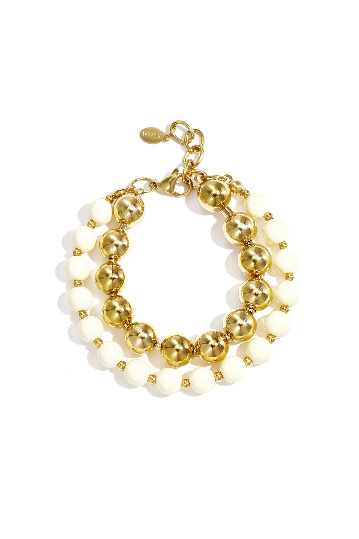 Stainless Steel Beaded Bracelet for Women – Multiple Colours – image 11