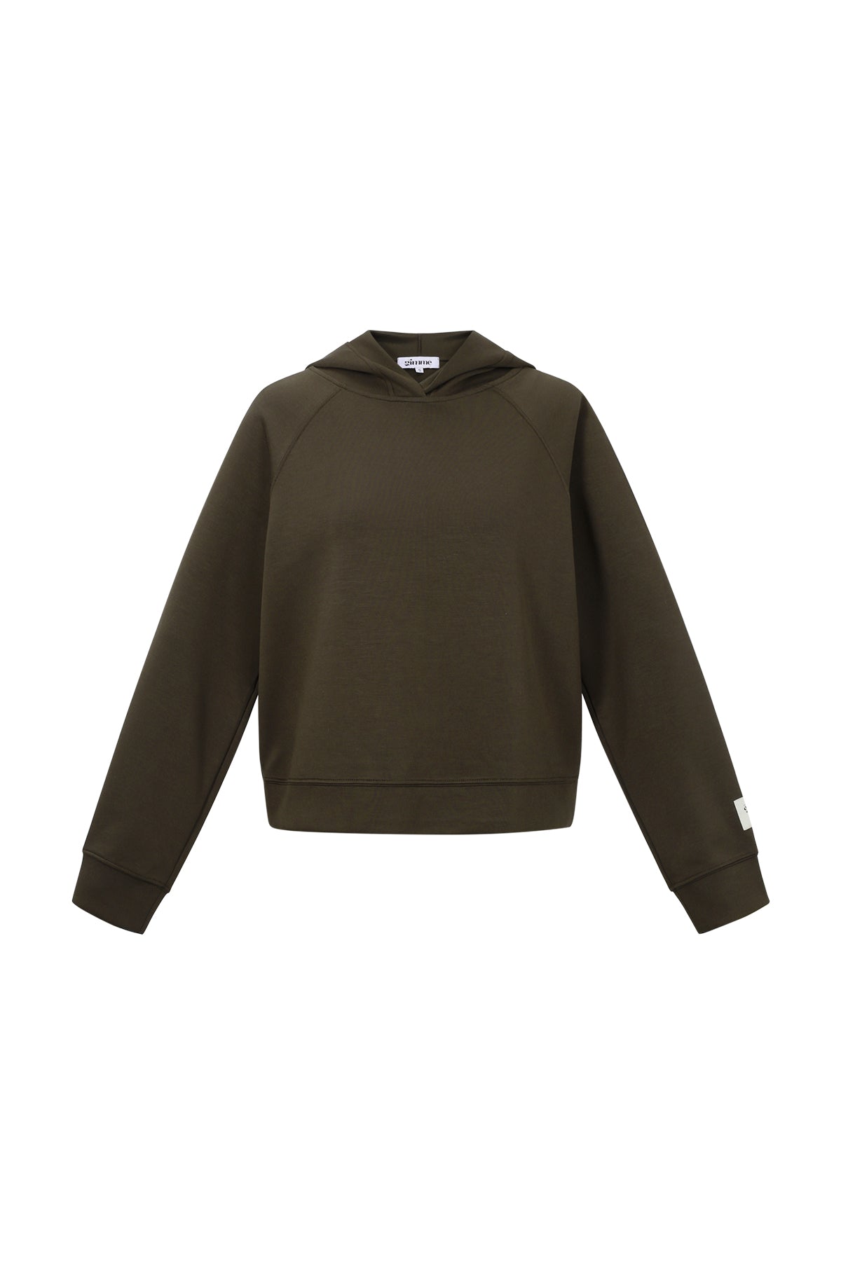 Dames sportieve hoodie van gebreid polyester – productfoto 8