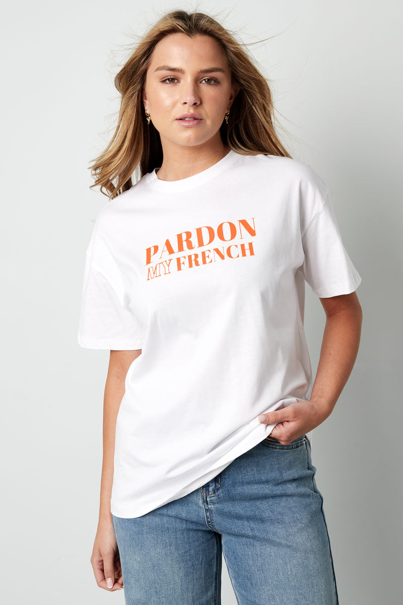 T-shirt pour femme avec texte imprimé – photo 2