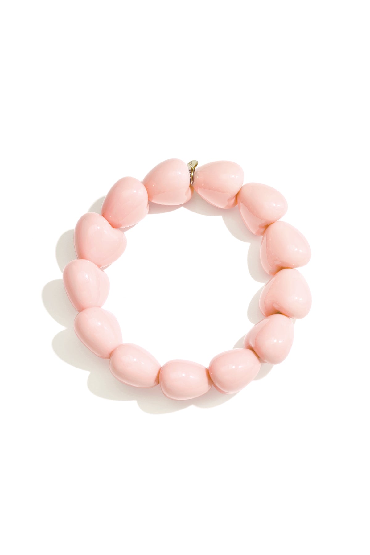 Armbandje met 13 kleine hartjes