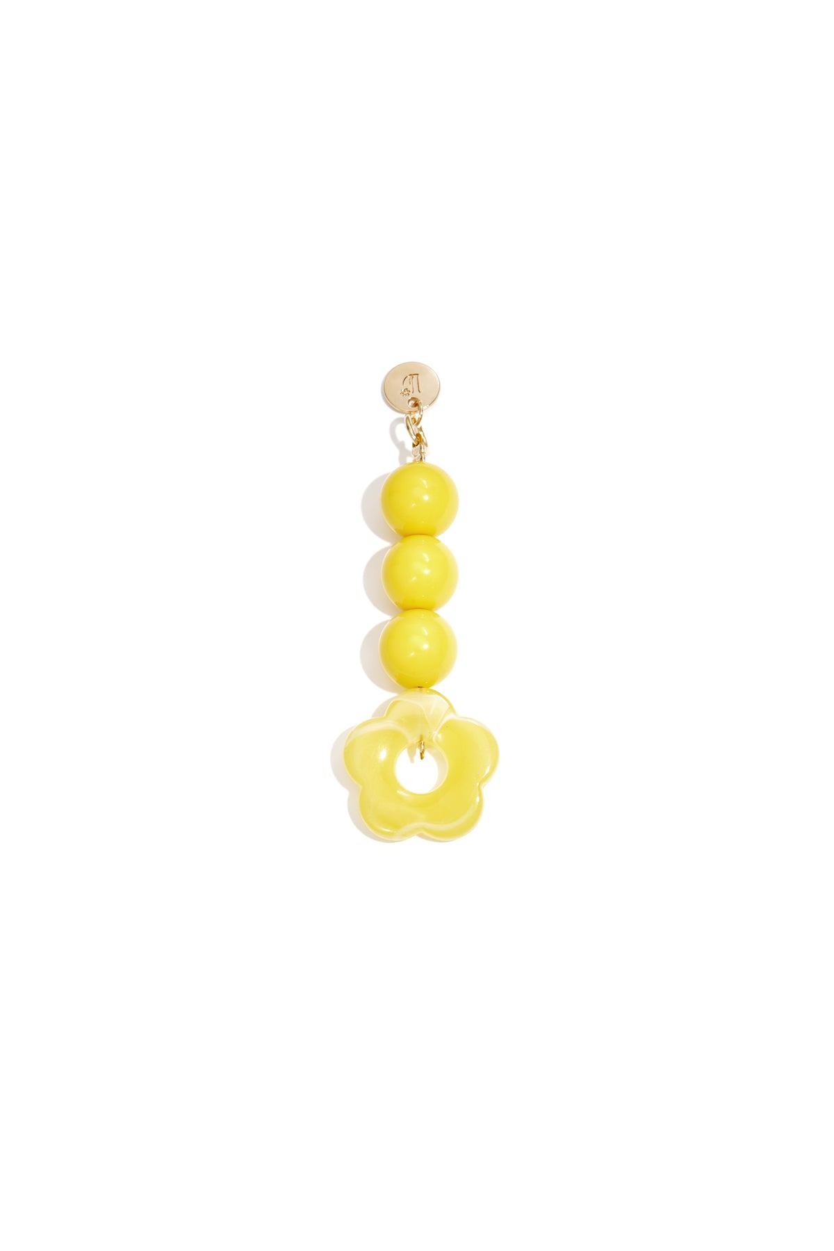 Tasbedeltjes met bloemmotief, casual, acryl, dagelijkse accessoires
