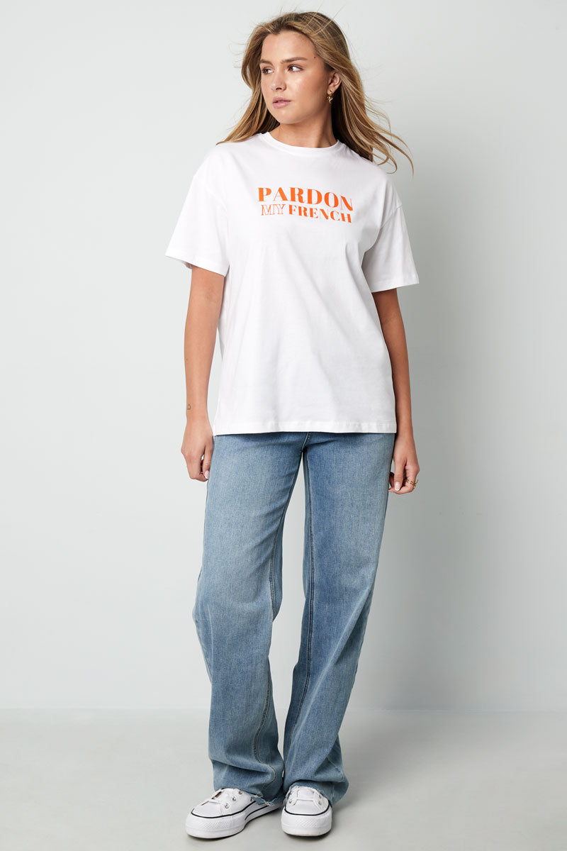 T-shirt pour femme avec texte imprimé – photo 4