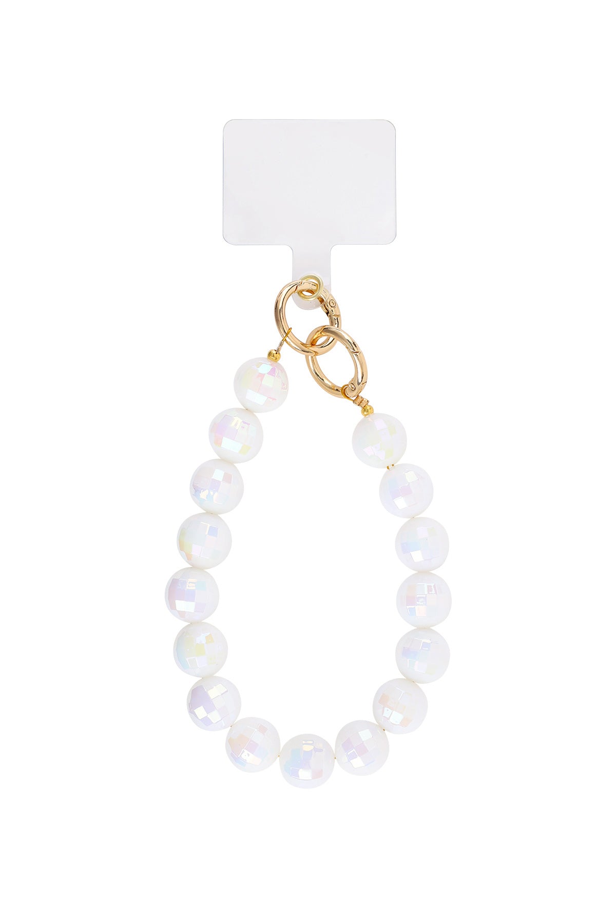 Cordon de téléphone en acrylique avec perles – plusieurs couleurs – quotidien