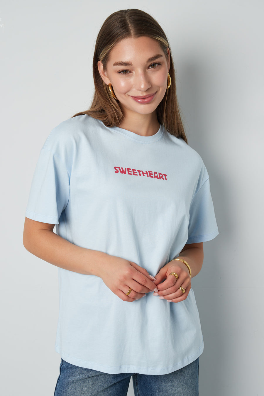 T-shirt pour femmes avec inscription imprimée