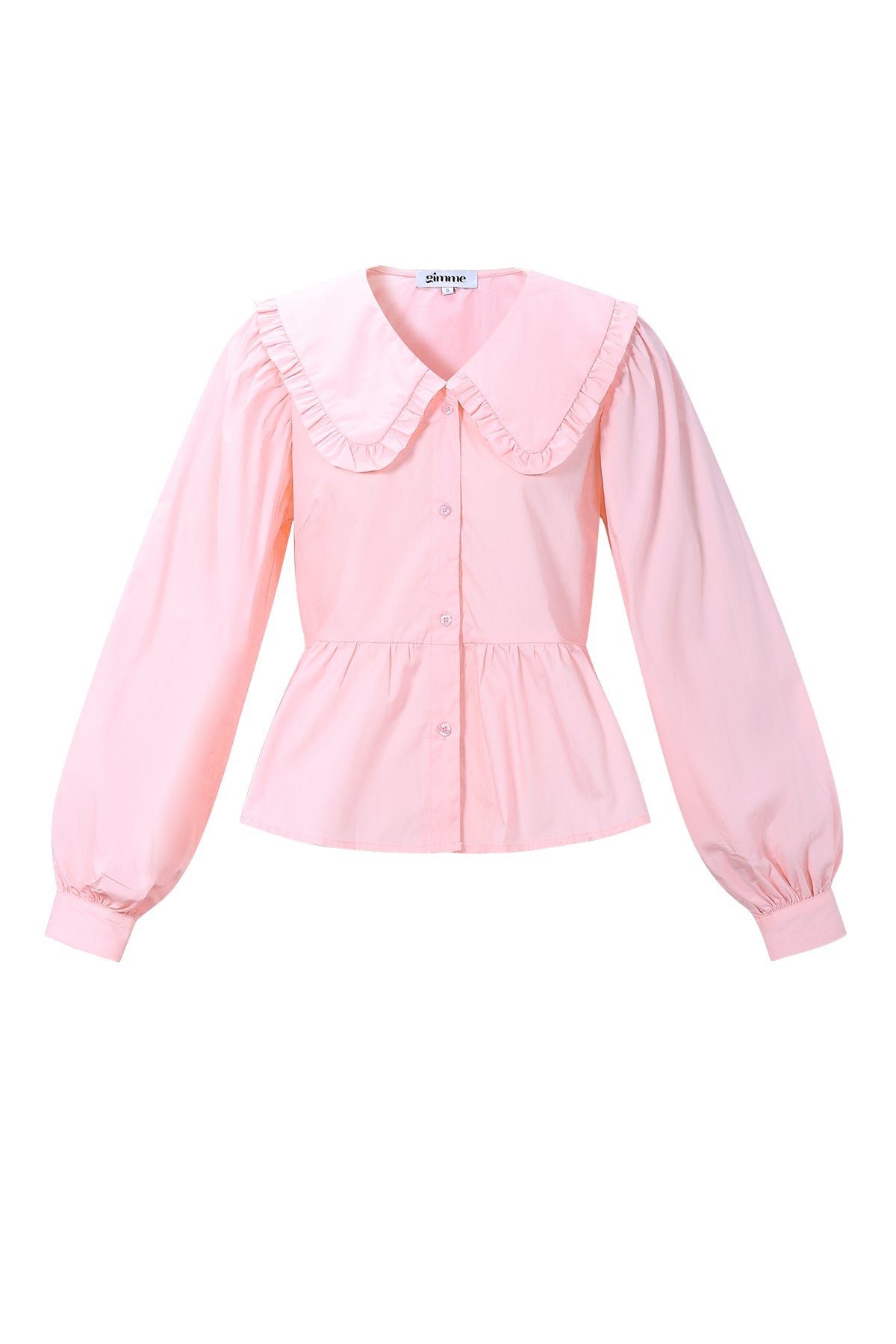 Dames casual blouse van geweven katoen in drie kleuren – productfoto 9