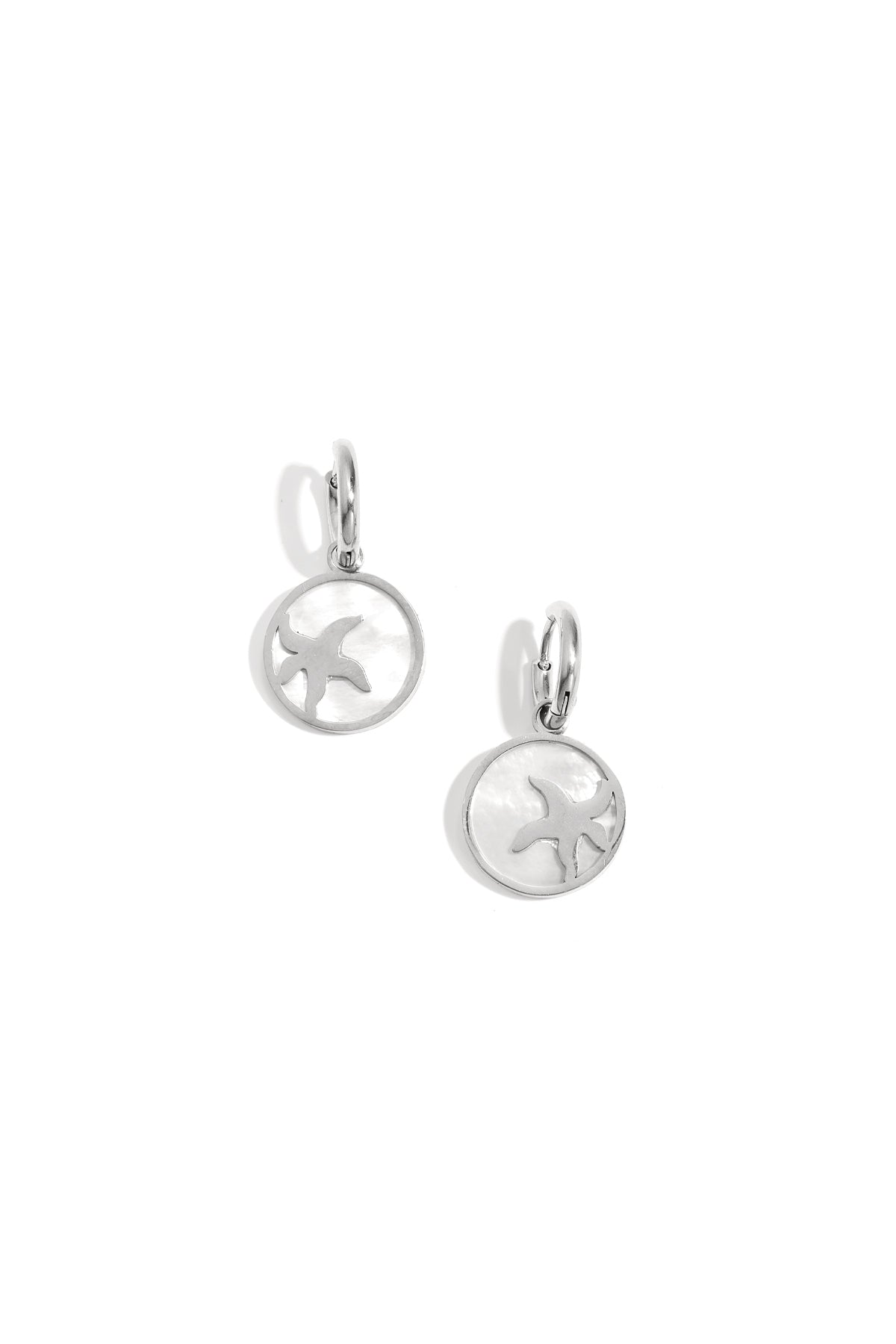 Boucles d'oreilles pendantes en acier inoxydable avec motif étoile de mer pour femmes – plaqué or