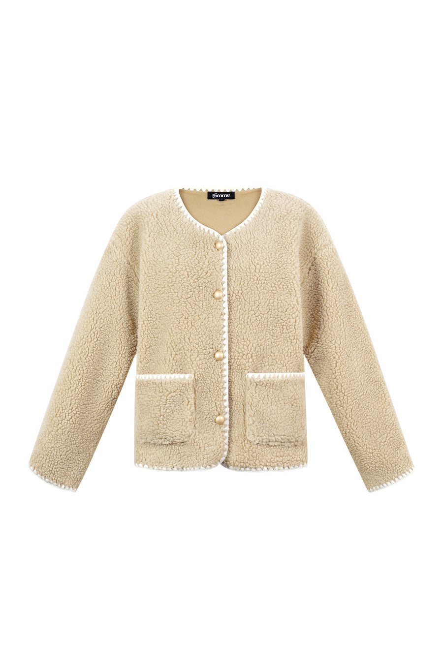 Dames Zoe jacket van polyester met kleurcontrast