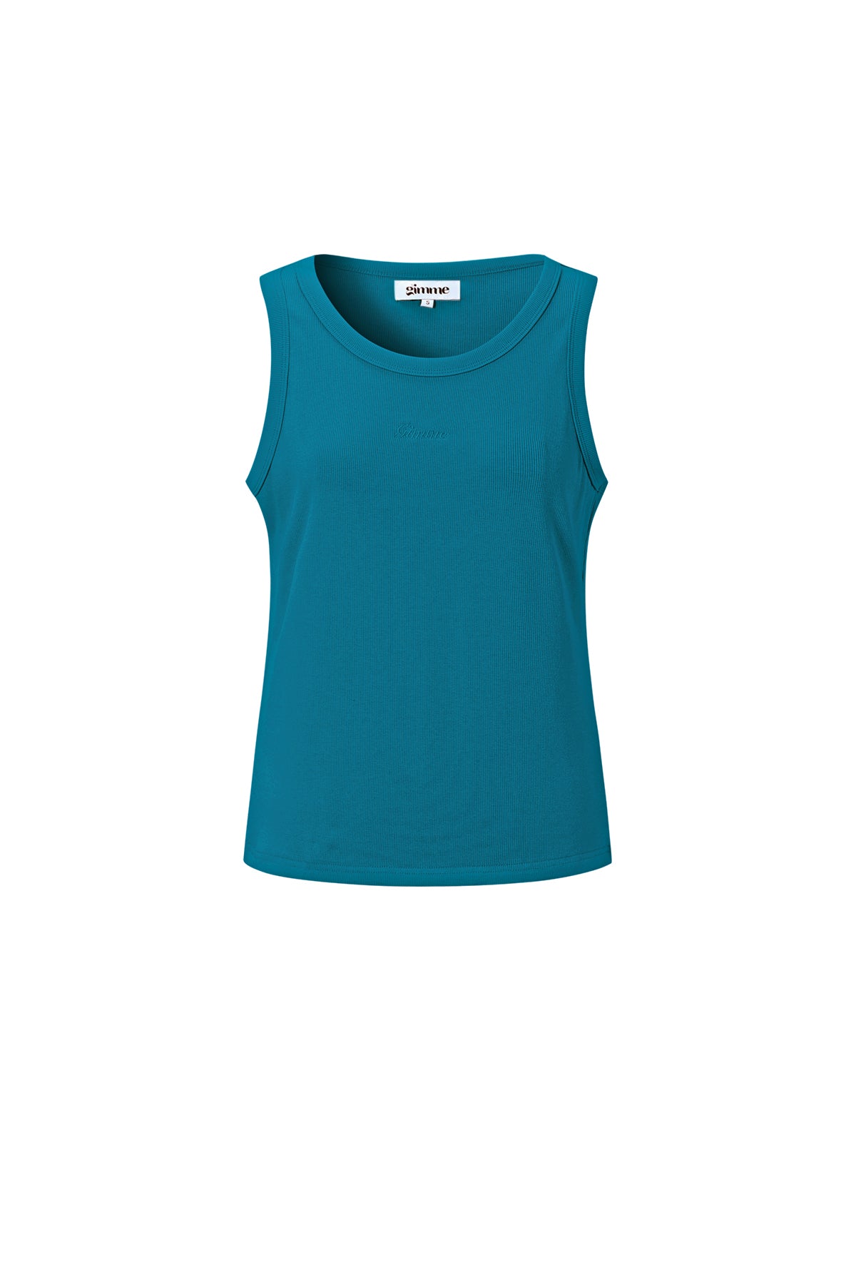 Dames Essential top van gebreid katoen in vijf kleuren – productfoto 11