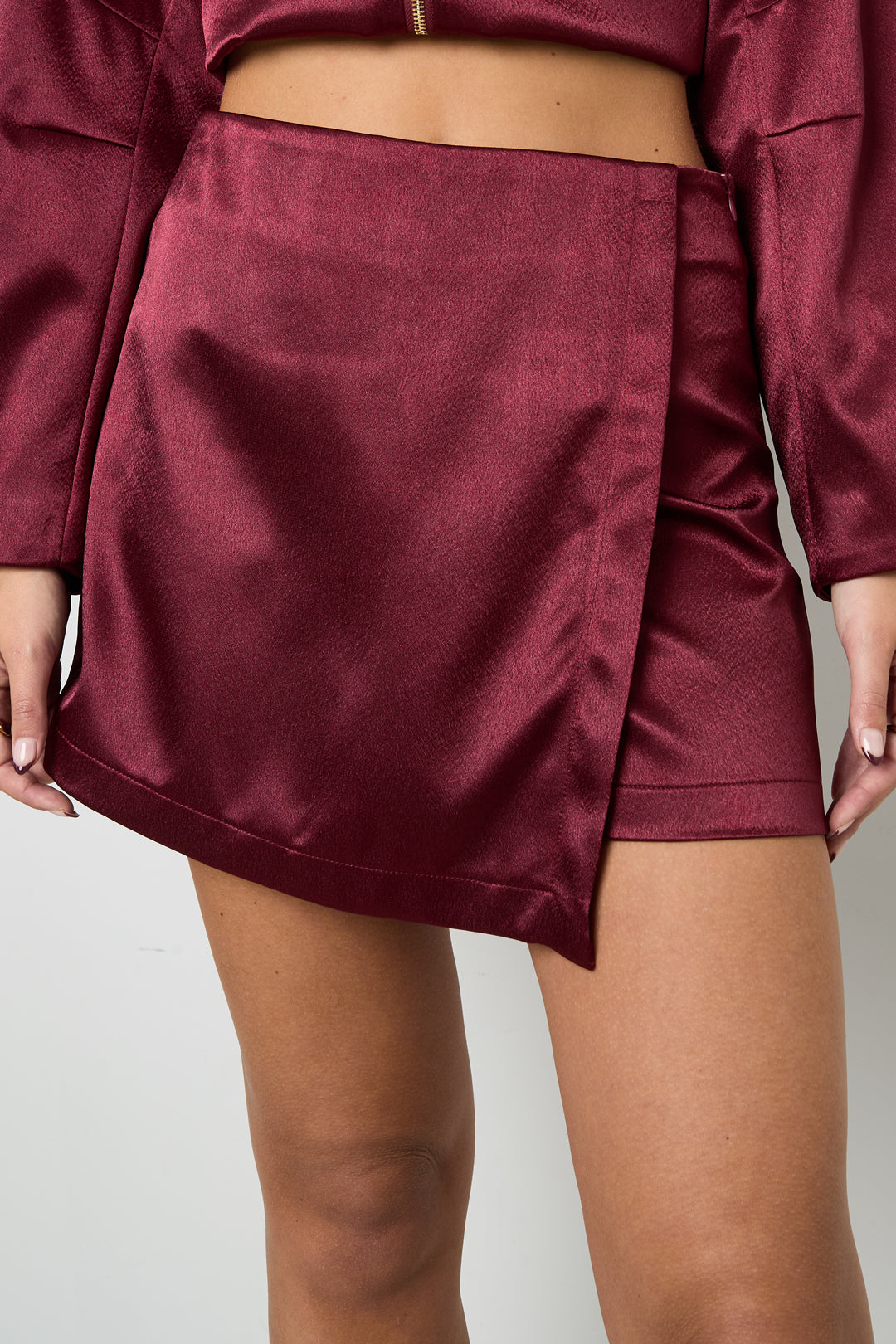 Dames casual broekrok van geweven polyester – productfoto 6