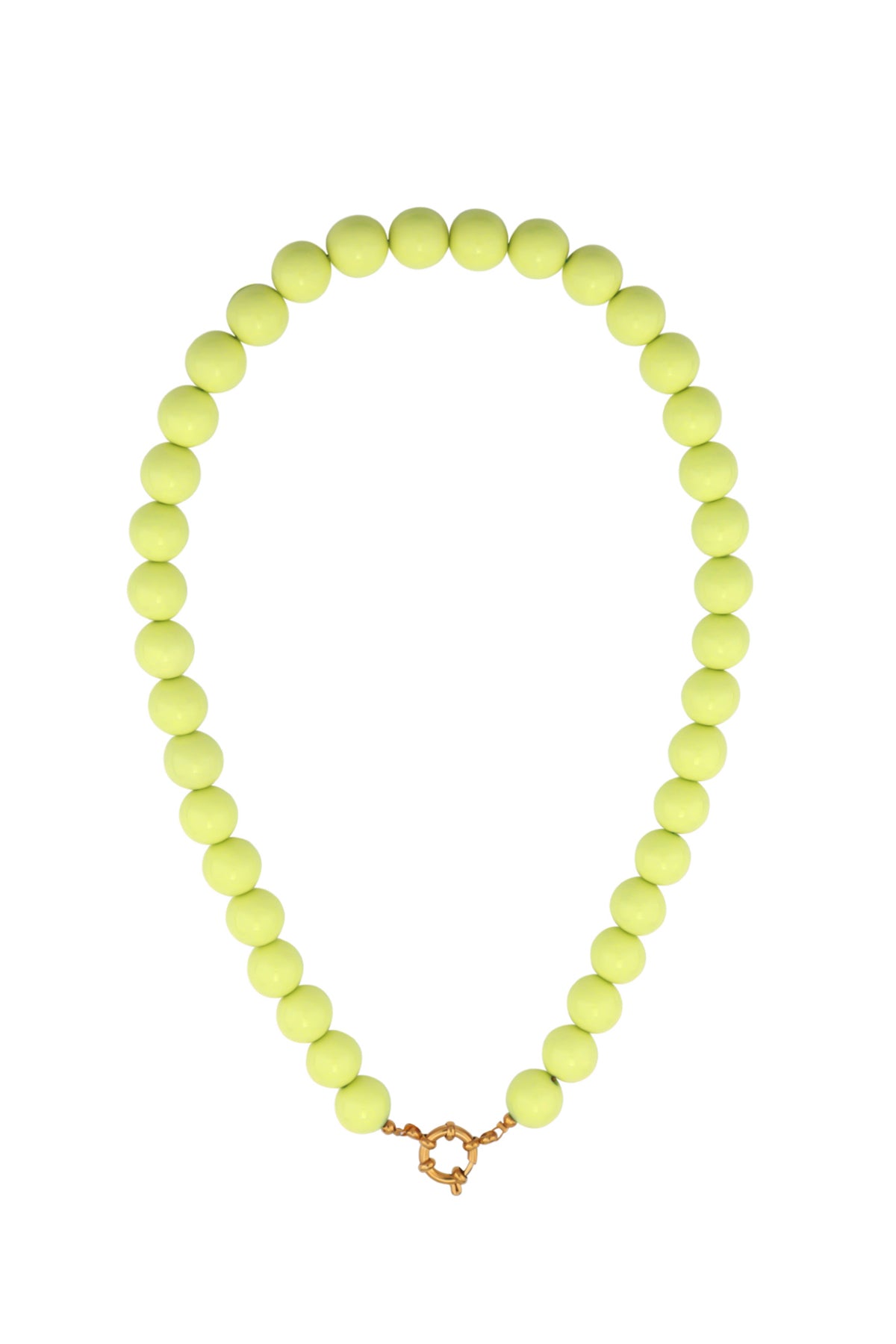 Collier de perles en résine pour femme – multicolore – créatif