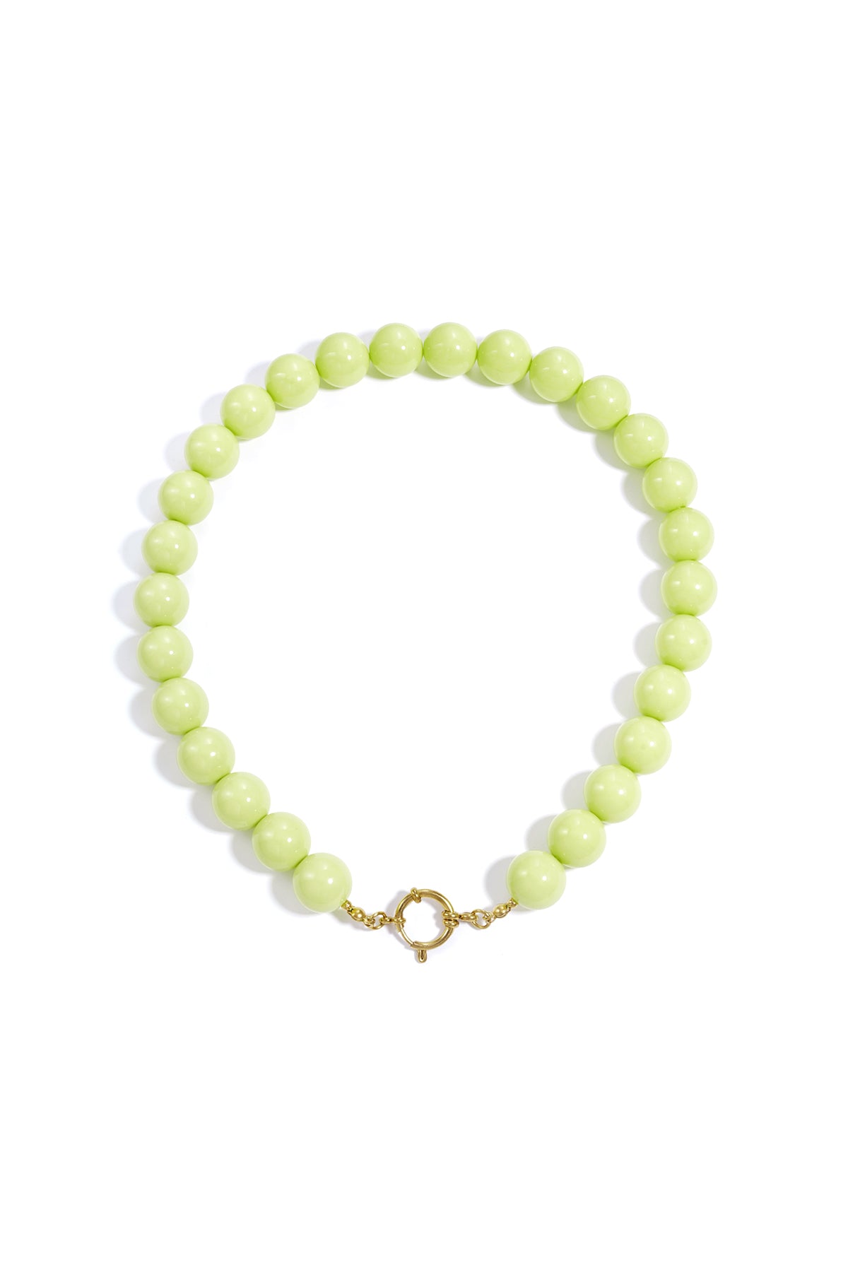 Collier de perles en résine pour femme – multicolore – créatif